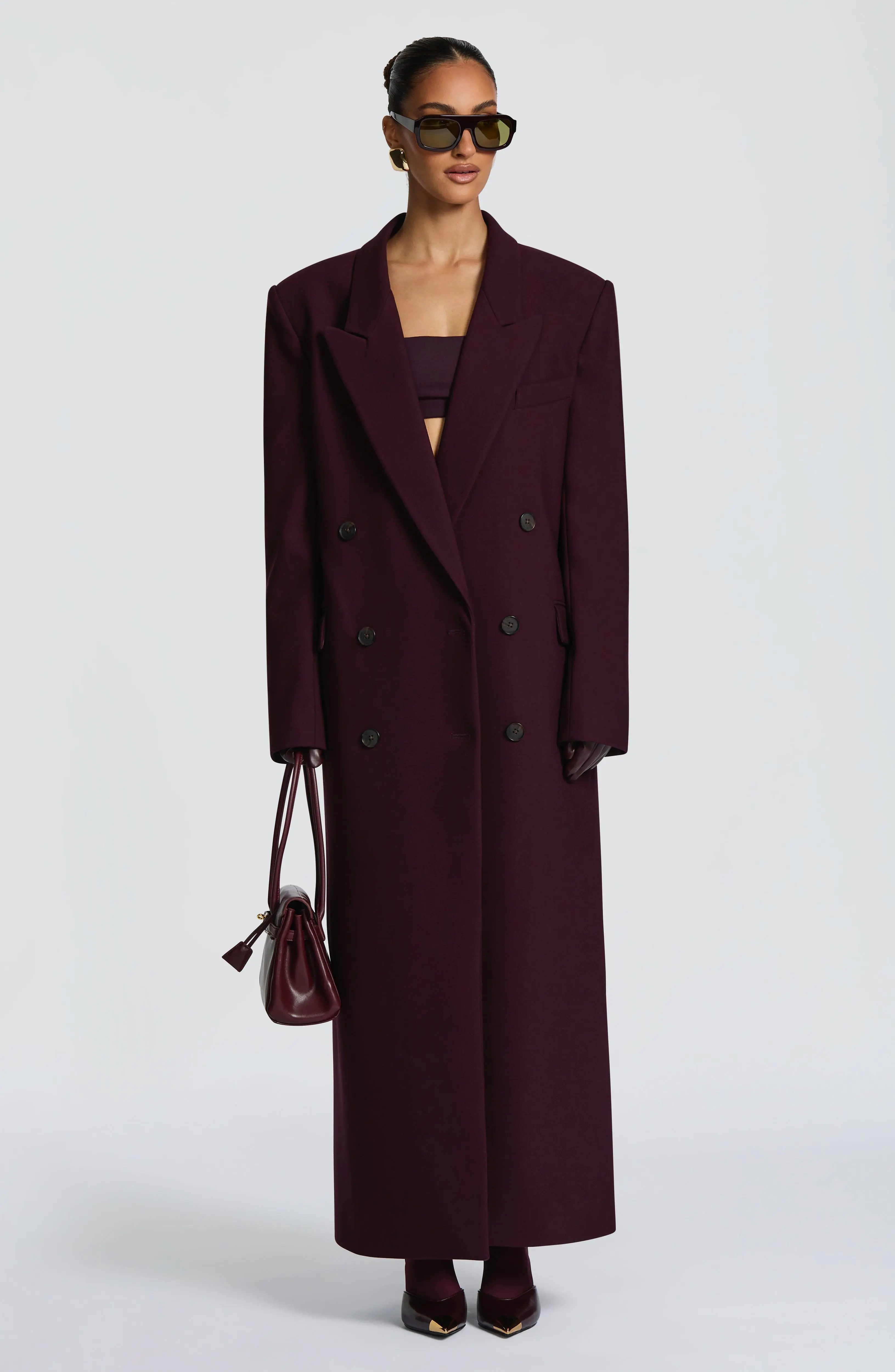 Michelle Coat - Plum - Image 15