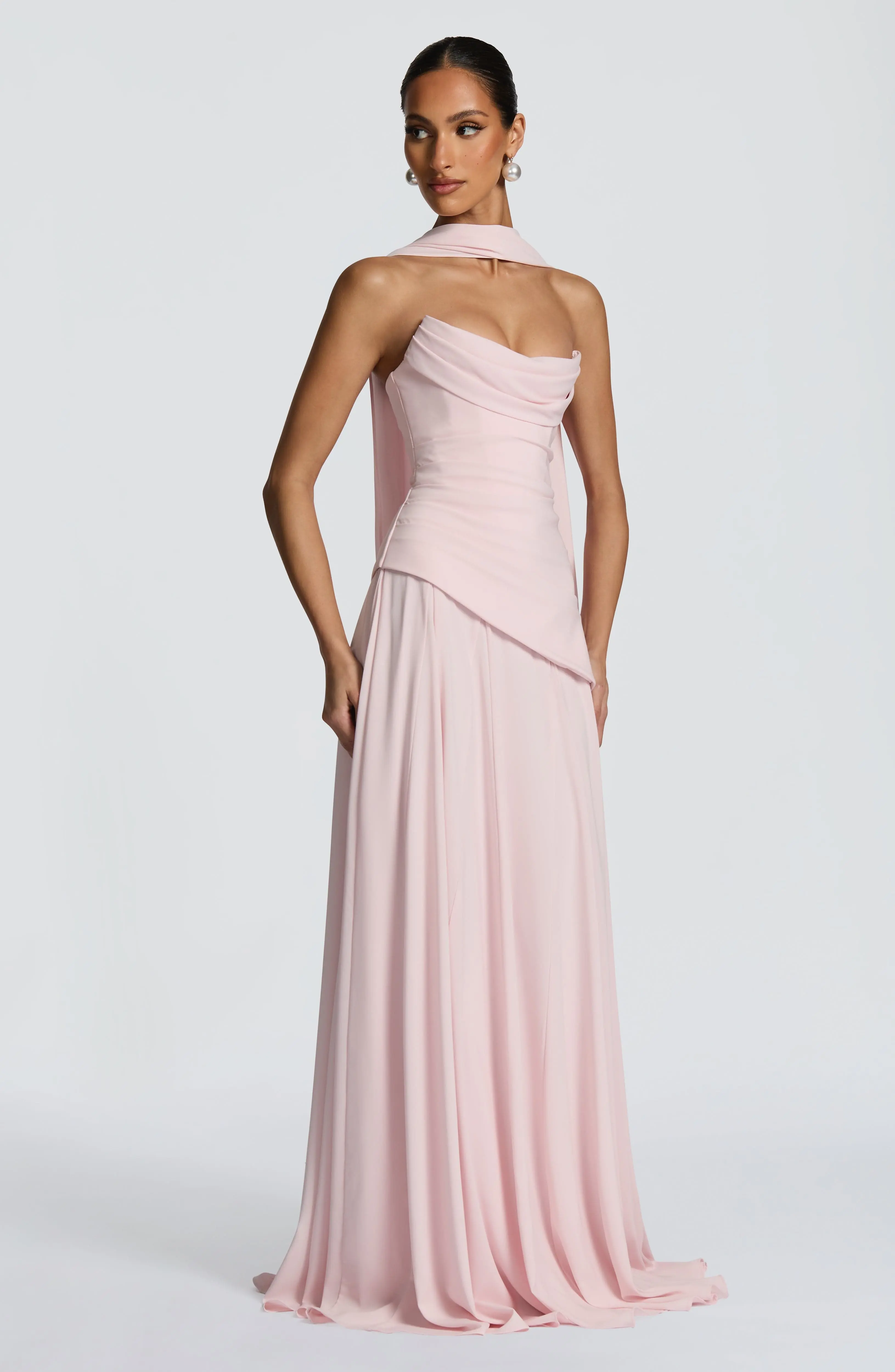 Mila Scarf - Blush - Image 4