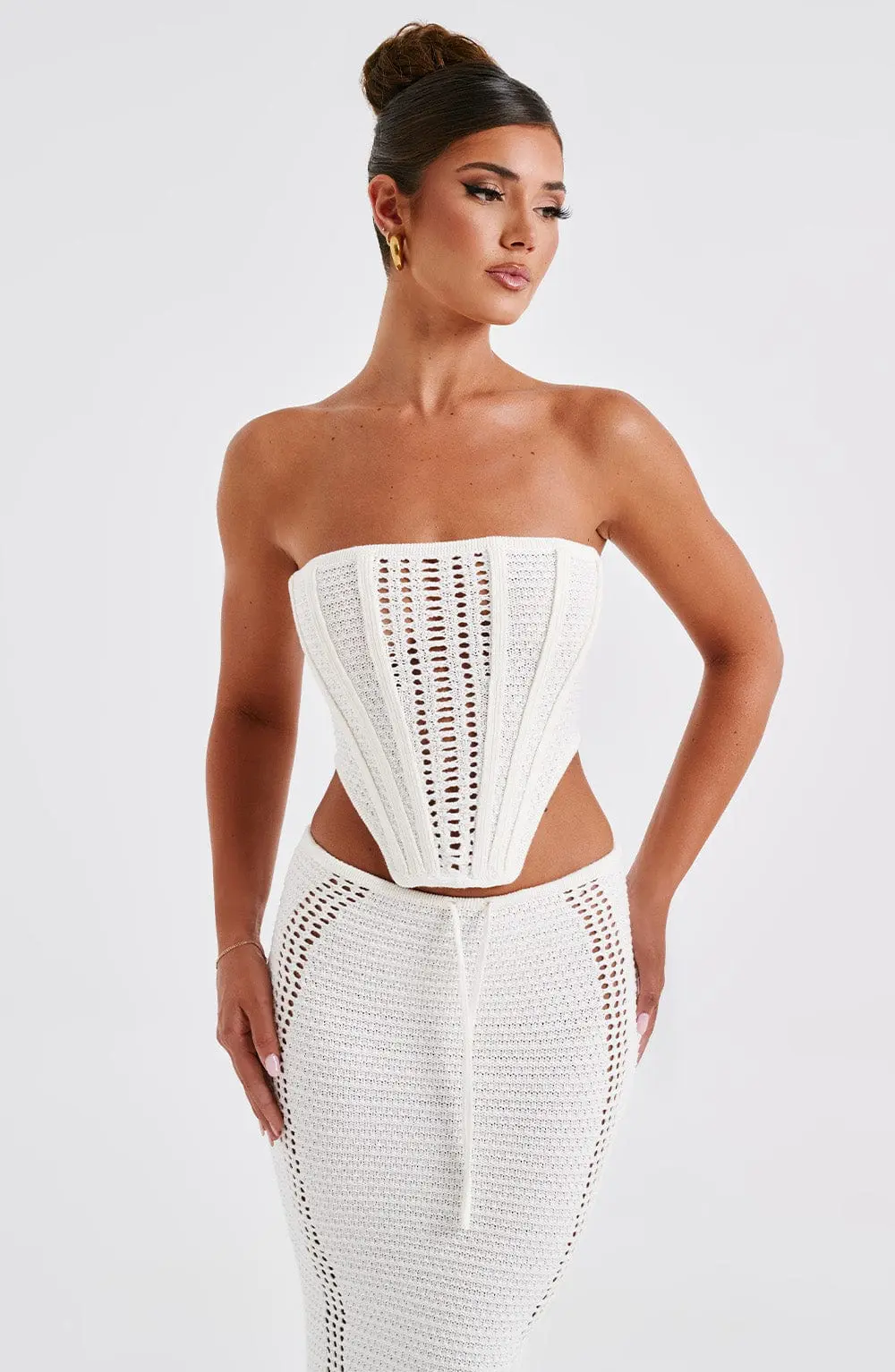 Carly Corset - White - Image 4