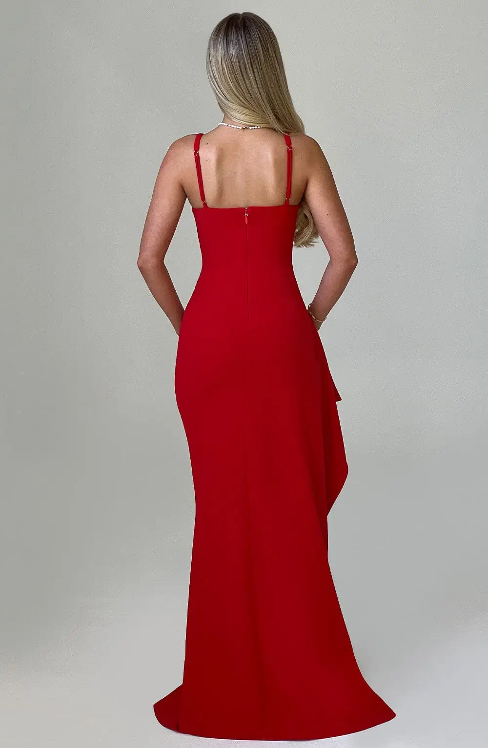 Violetta Maxi Dress - Red - Image 11