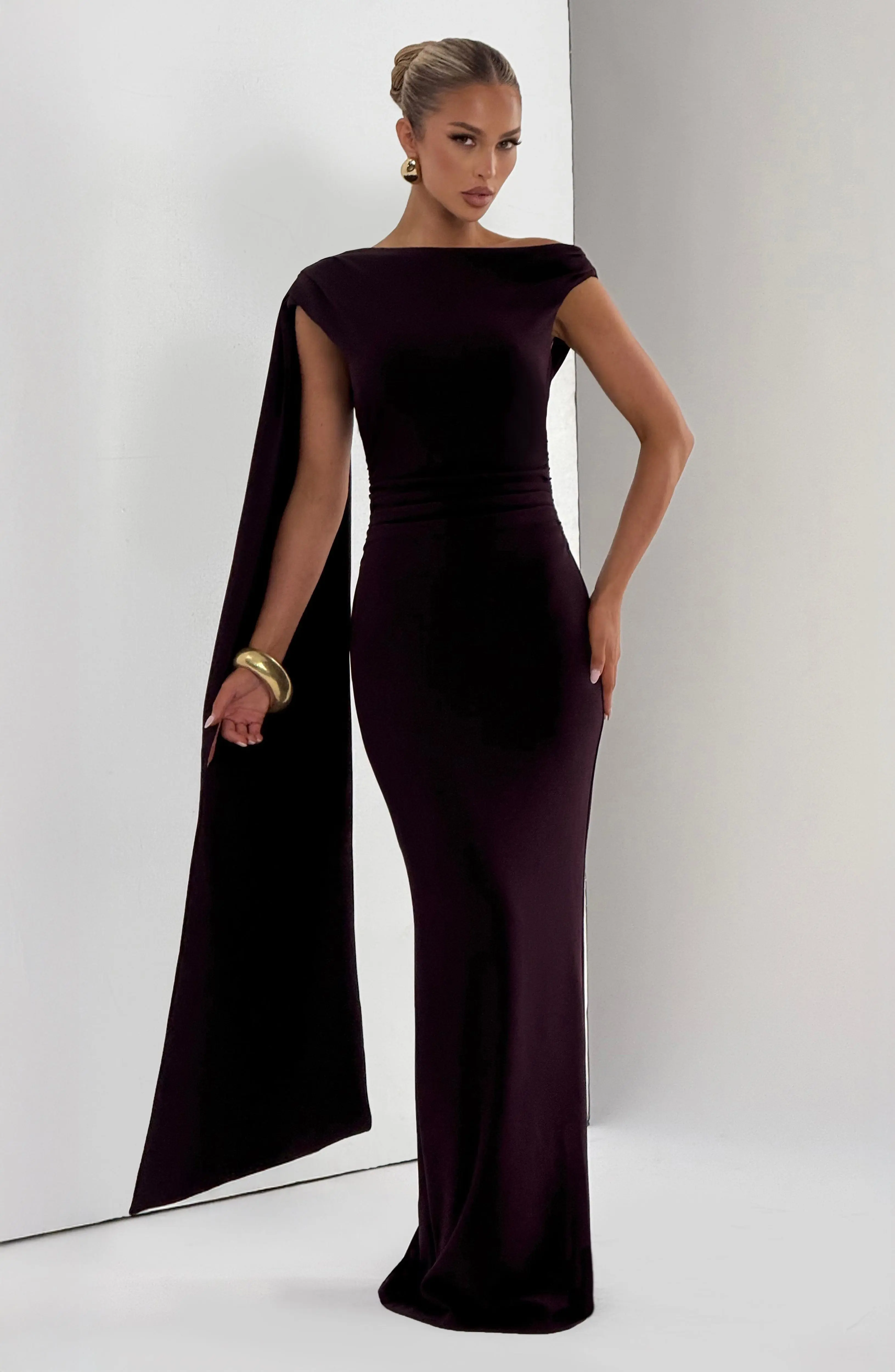 Kylie Maxi Dress - Plum - Image 5