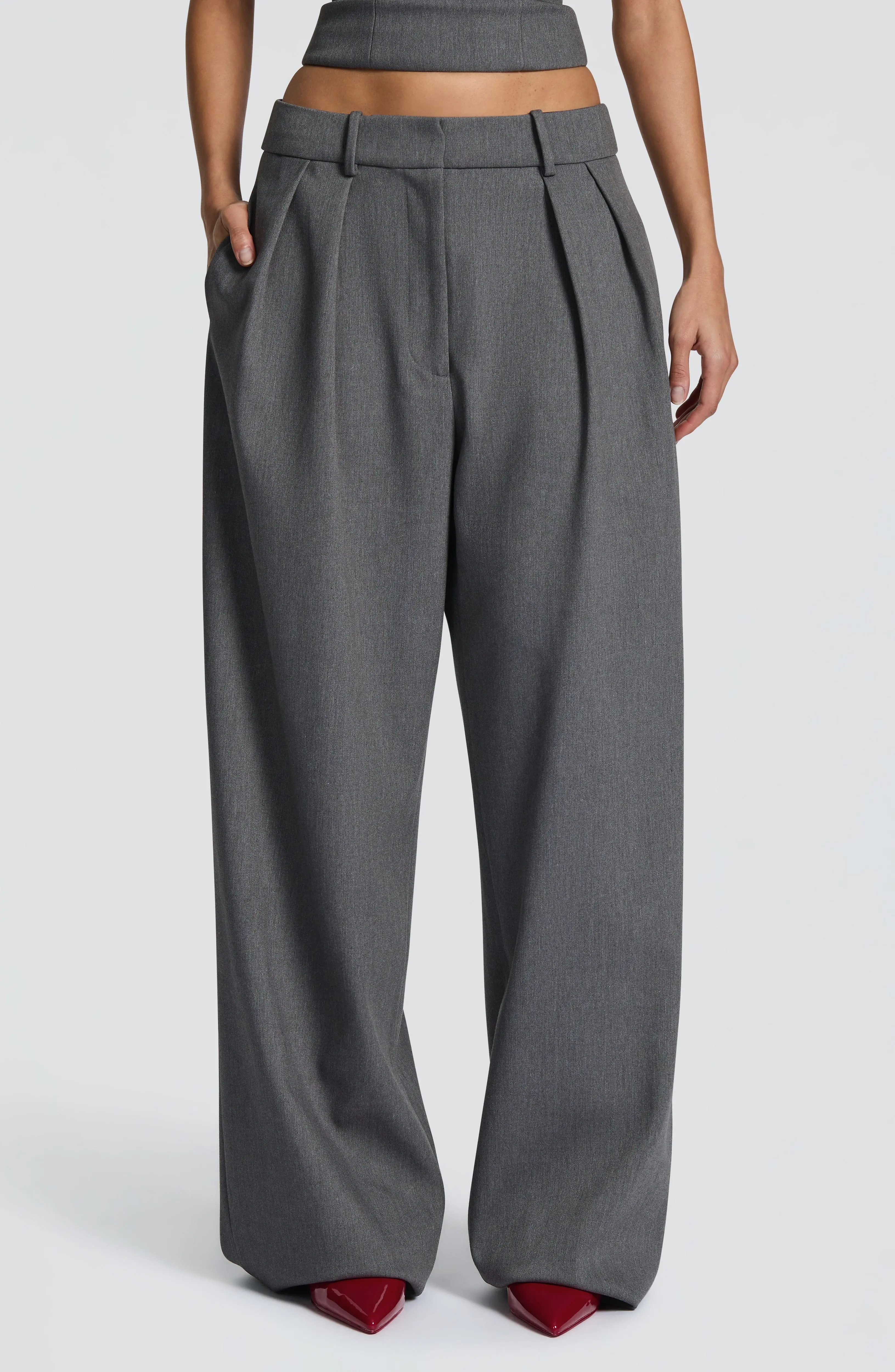 Kirsty Pants - Grey Marl - Image 5