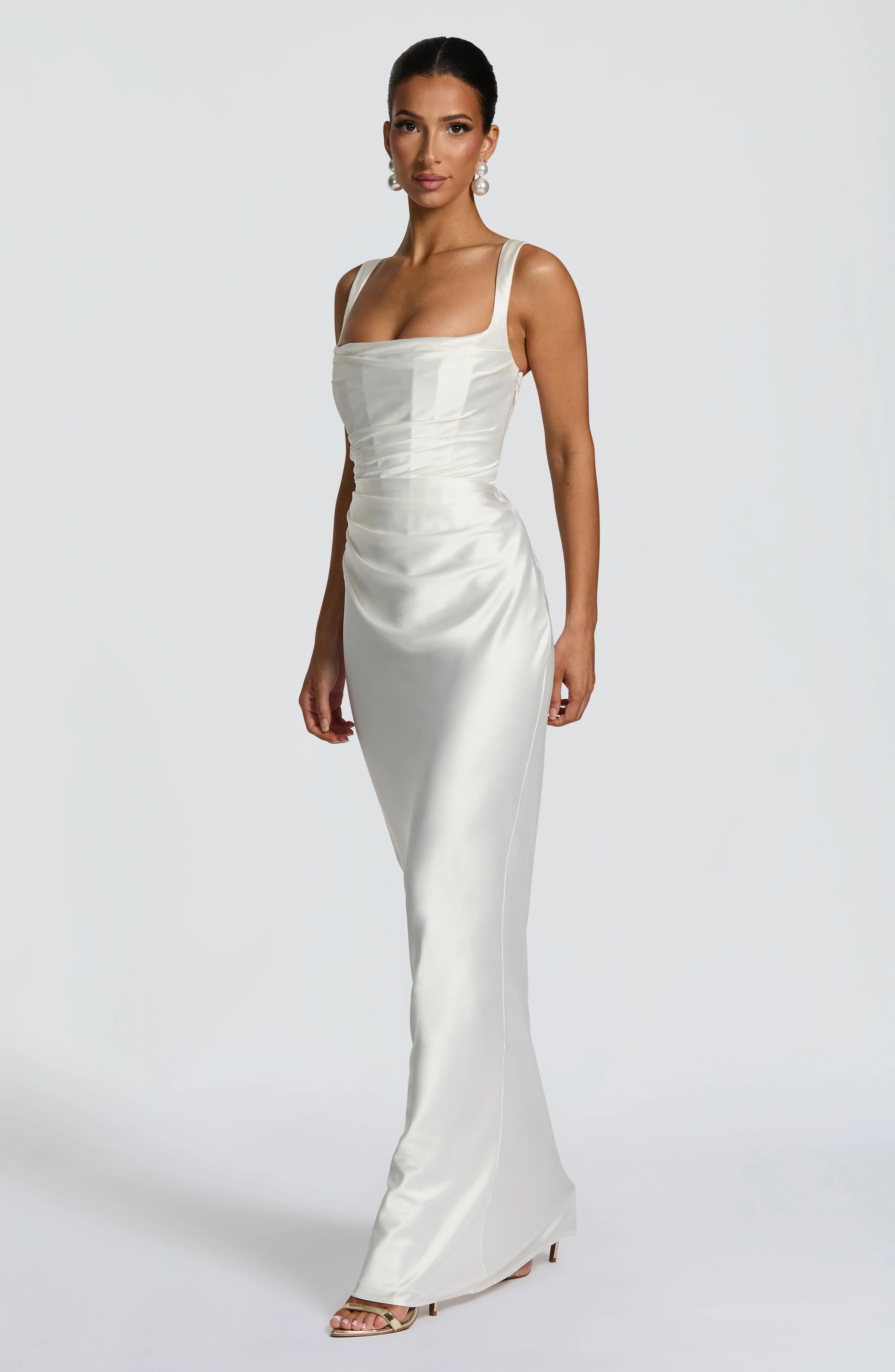 Calanthe Maxi Dress - Ivory - Image 6