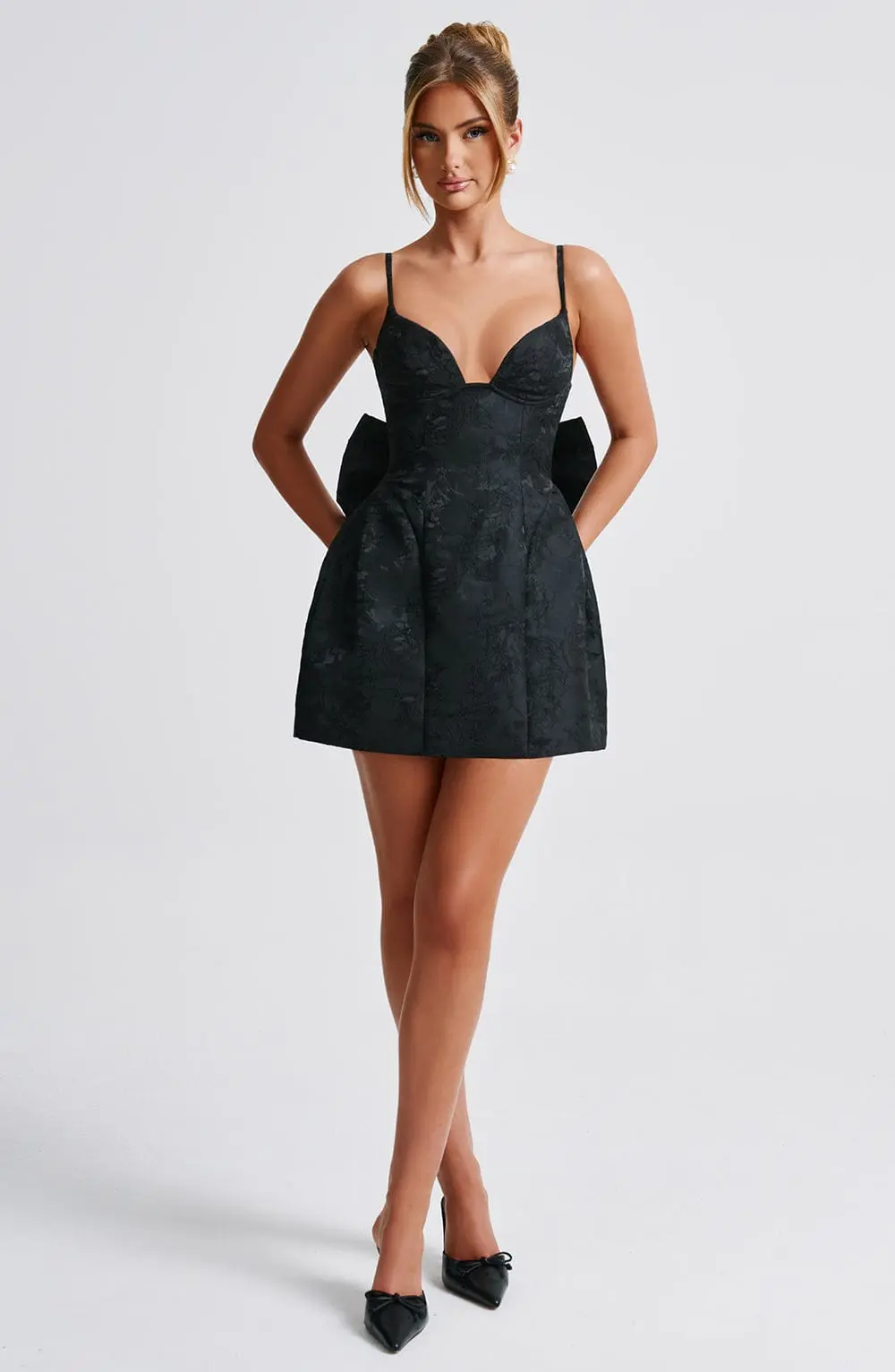 Zoella Mini Dress - Black - Image 7