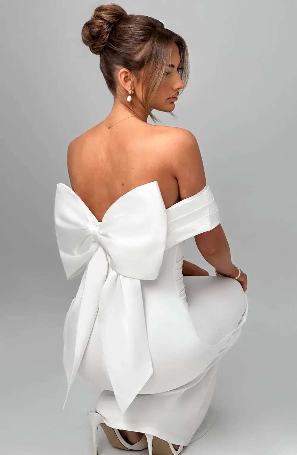 Joanna Maxi Dress - Ivory - Image 16