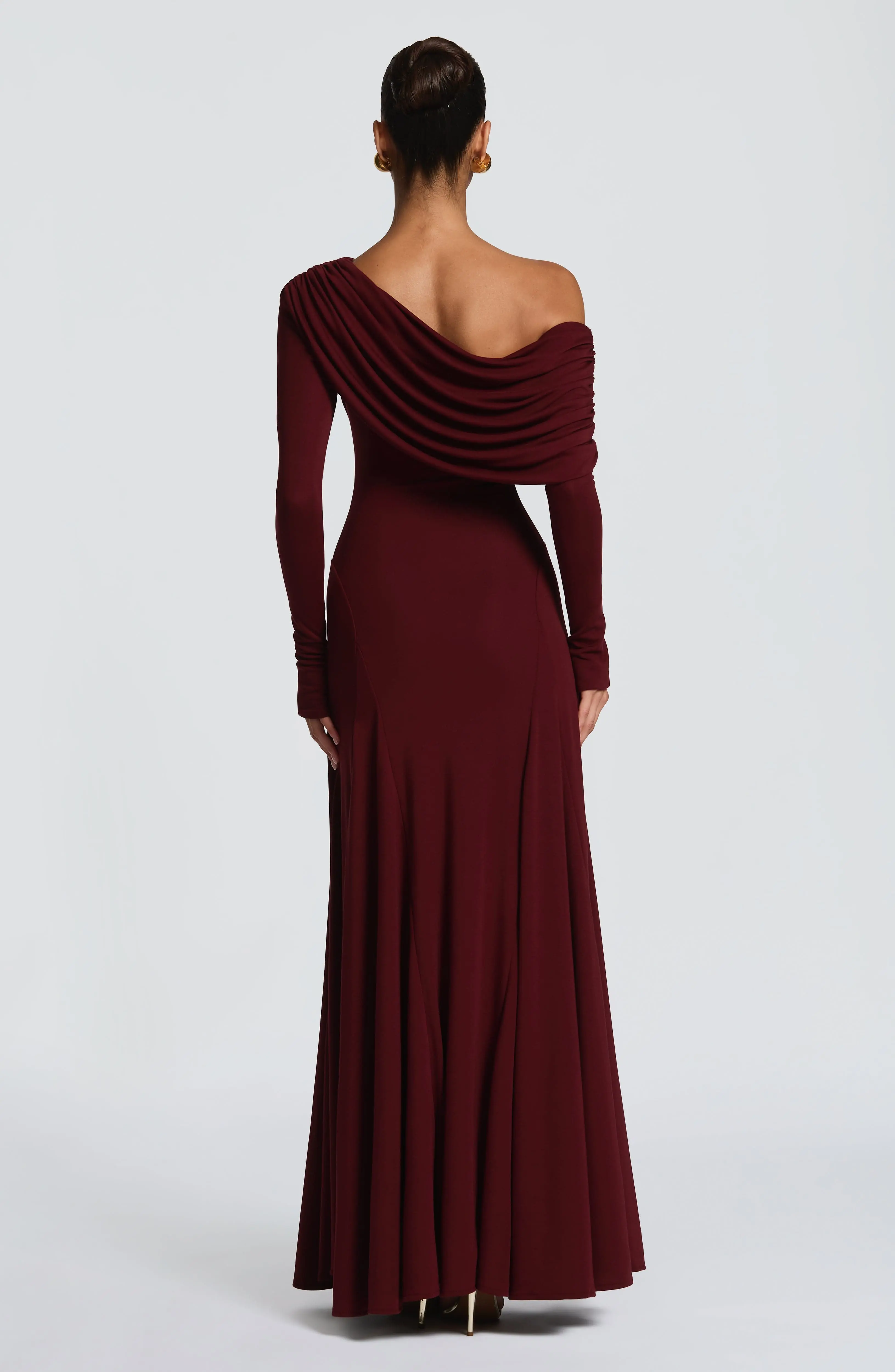 Rafaela Maxi Dress - Cherry Lacquer - Image 3