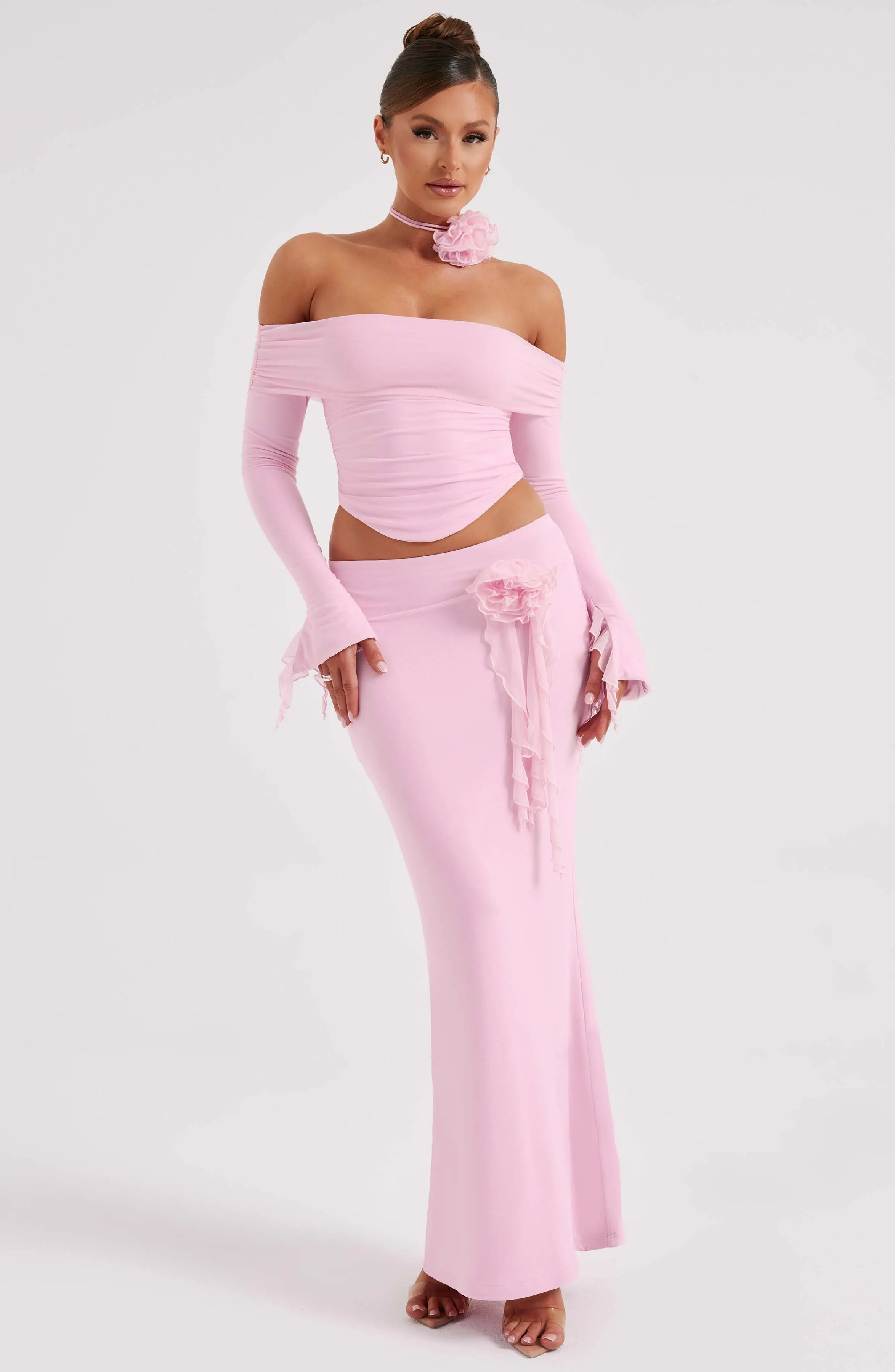 Deema Maxi Skirt - Pink - Image 15