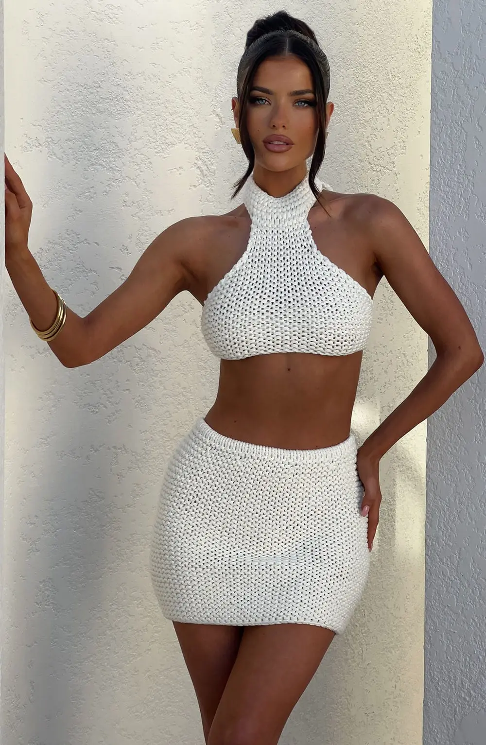 Margot Halter Top - Ivory - Image 8