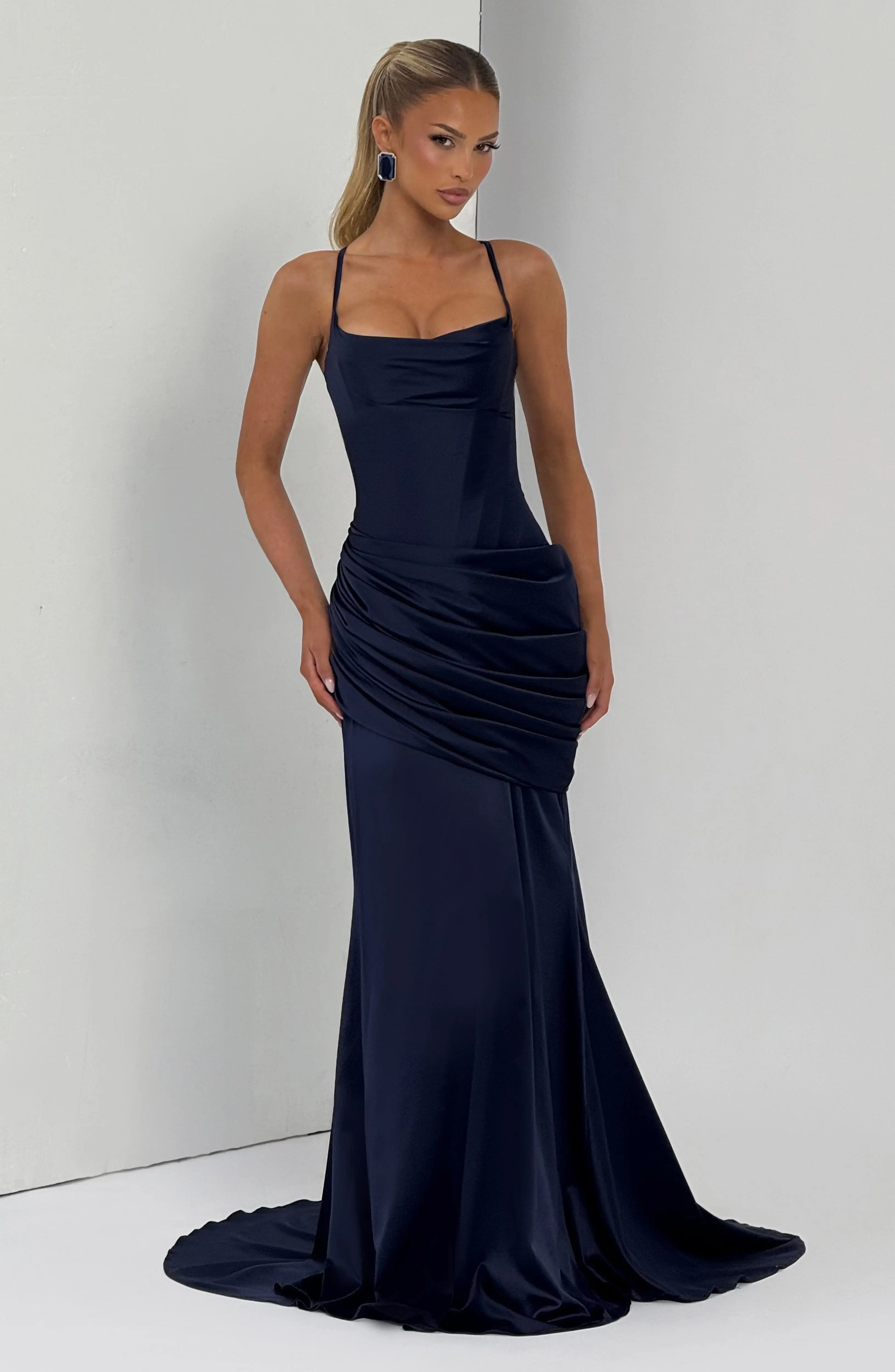 Connie Gown - Navy - Image 11