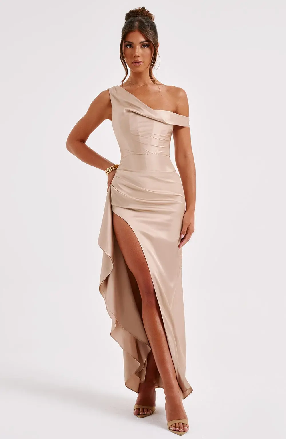 Juliene Maxi Dress - Champagne - Image 6