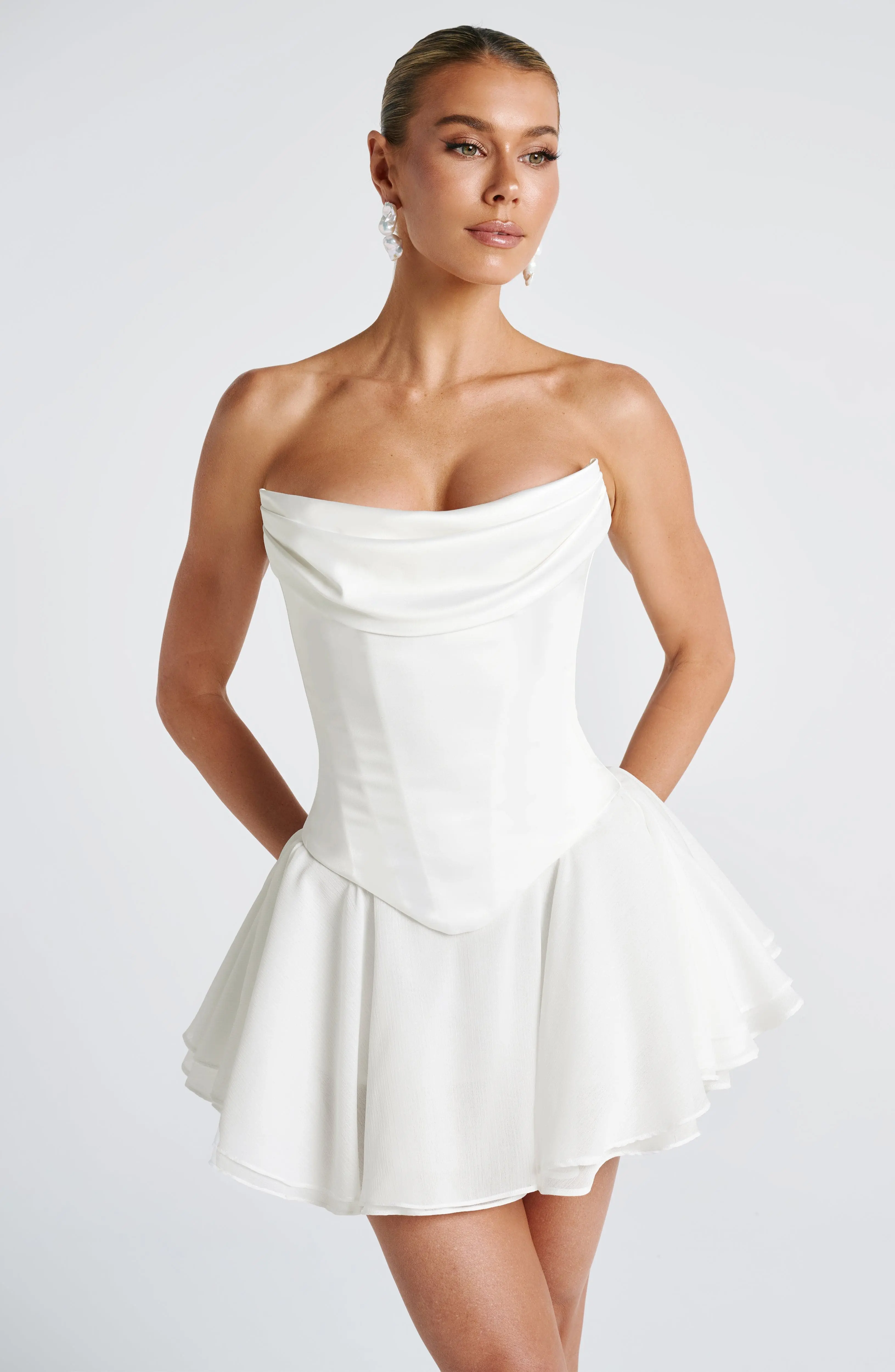 Callista Corset - Ivory - Image 3