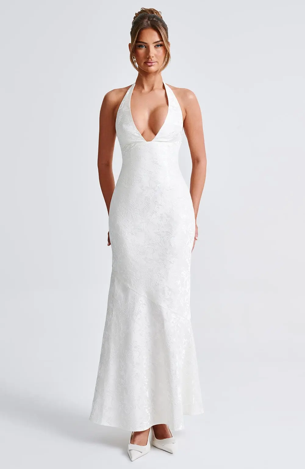 Josephine Maxi Dress - Ivory - Image 9