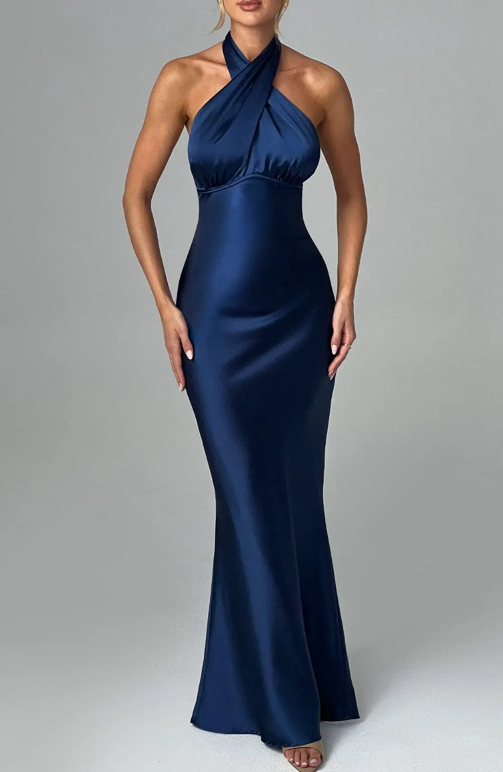 Dimitra Maxi Dress - Navy - Image 7