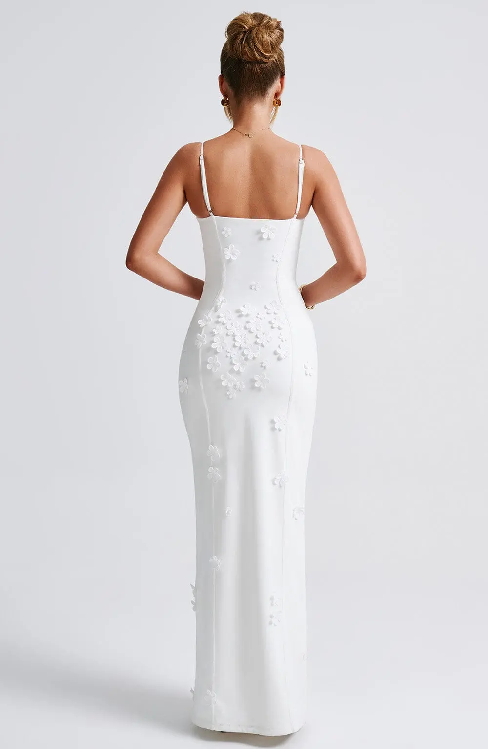 Dalary Maxi Dress - Ivory Lined - Image 6