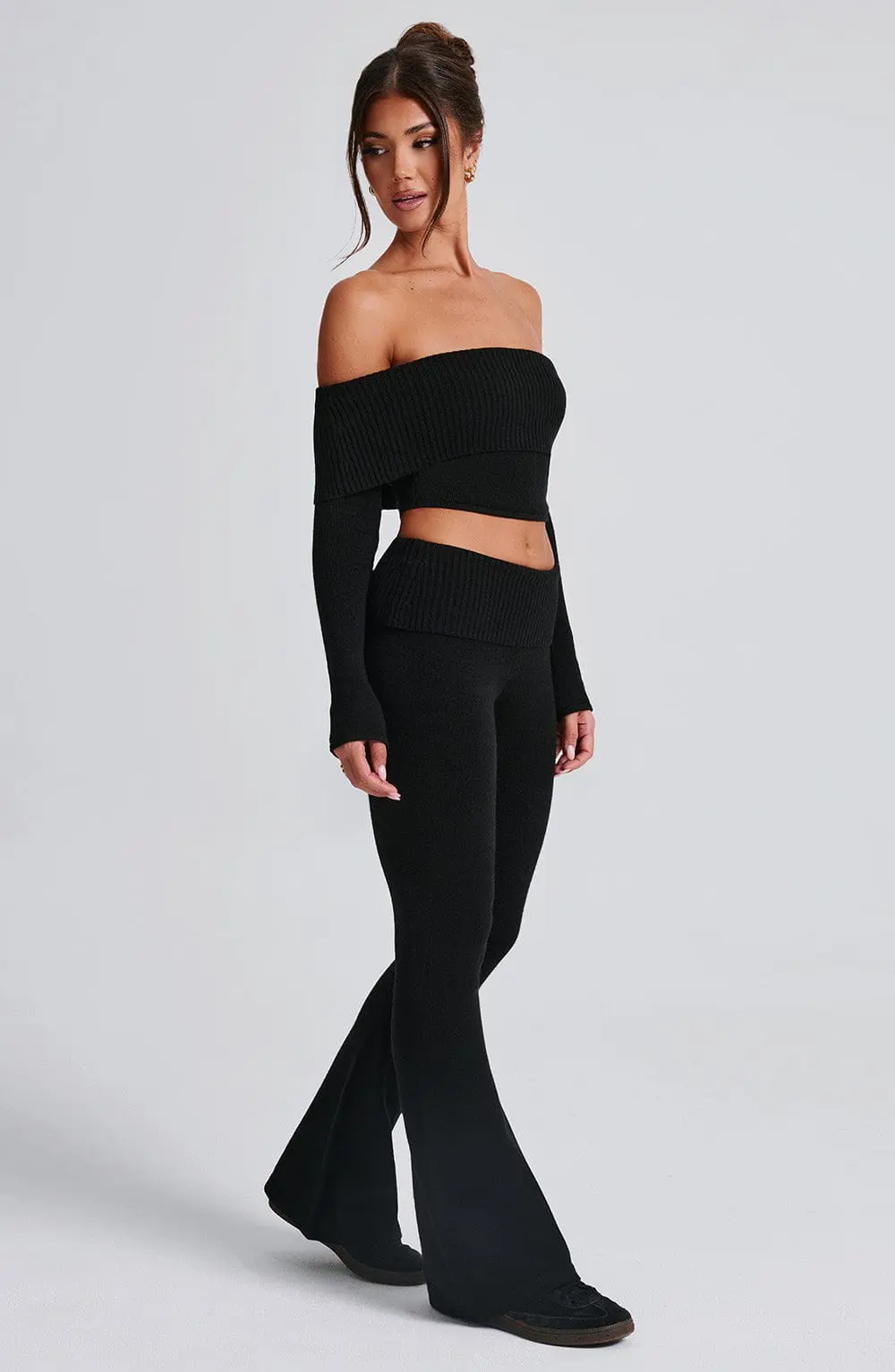 Portia Knit Top - Black - Image 11