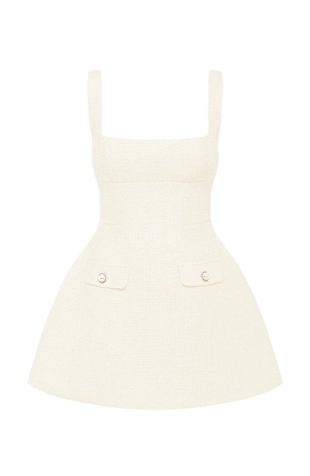 Bessie Mini Dress - Ivory - Image 8