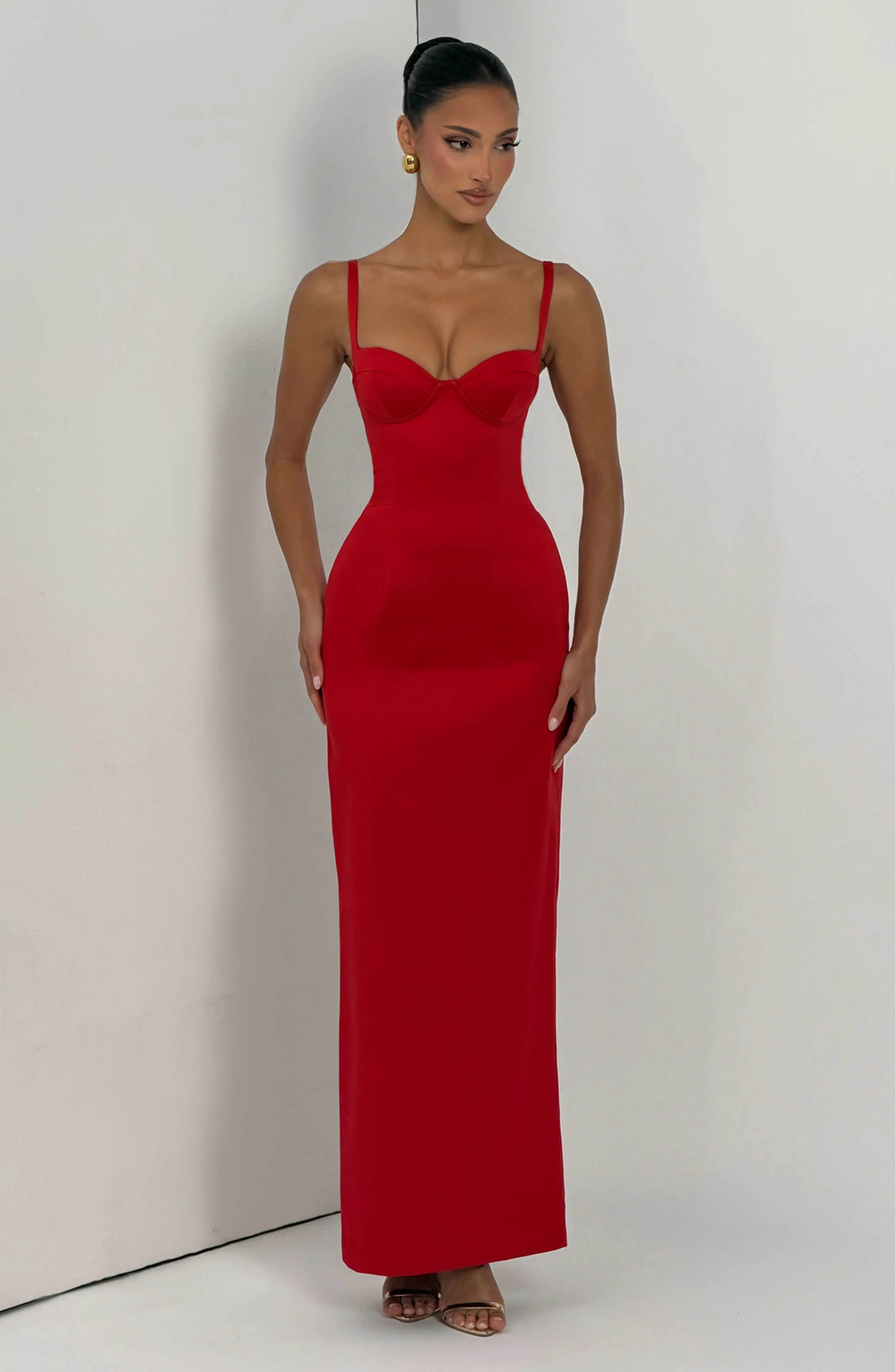 Bennett Maxi Dress - Red - Image 8