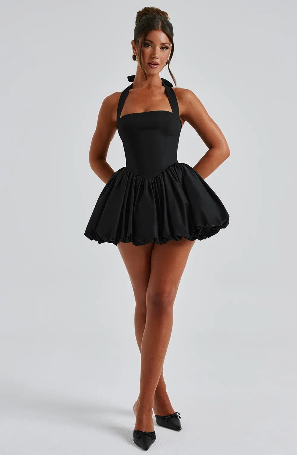 Maricia Mini Dress - Black - Image 11