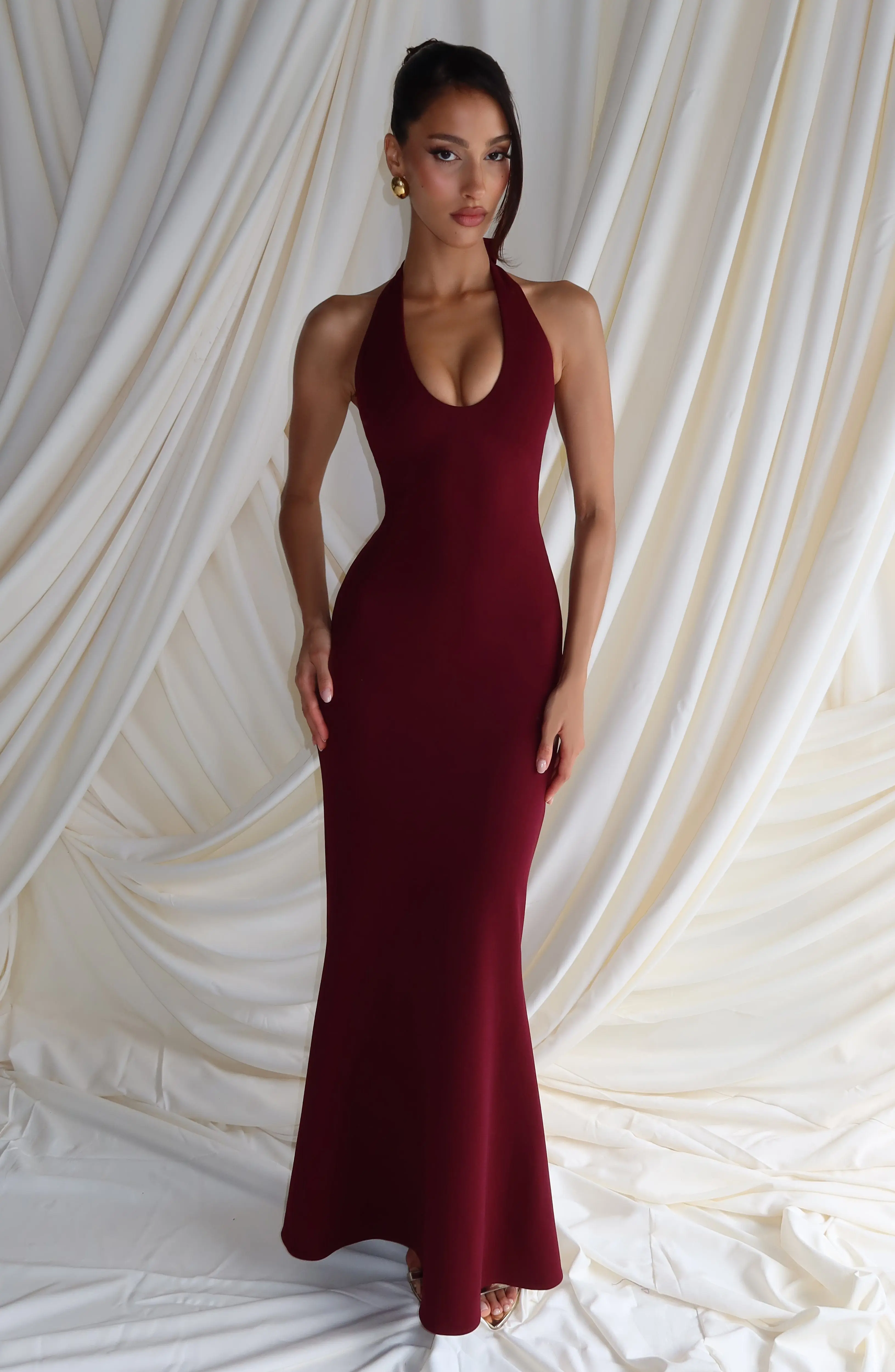 Fern Maxi Dress - Cherry Lacquer - Image 9