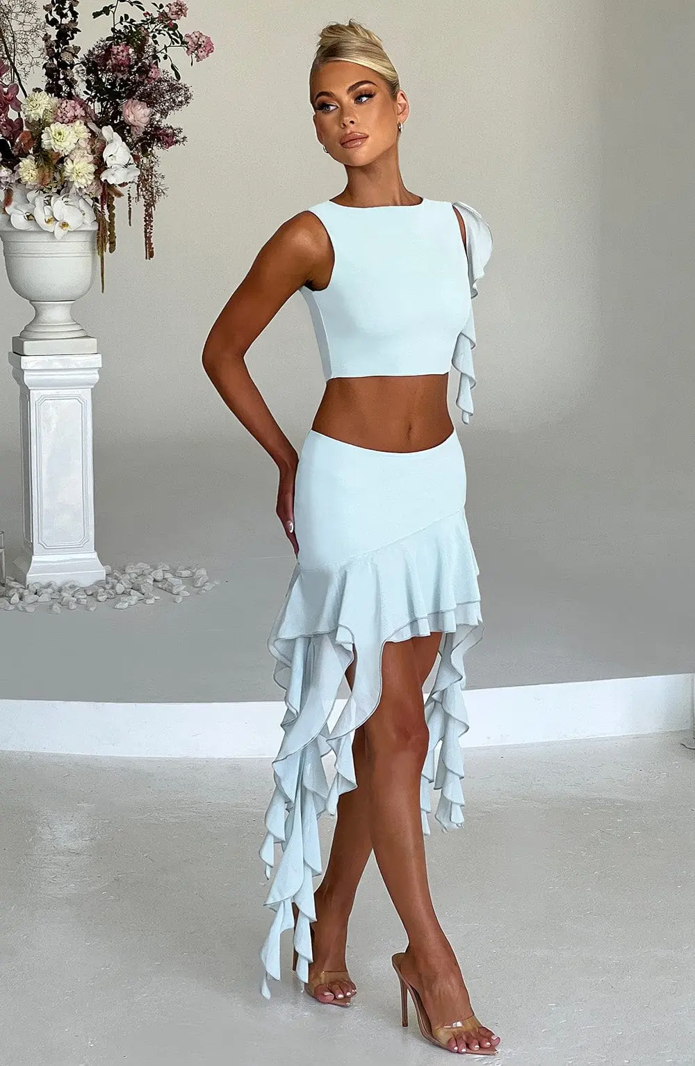 Ferna Mini Skirt - Mint - Image 4