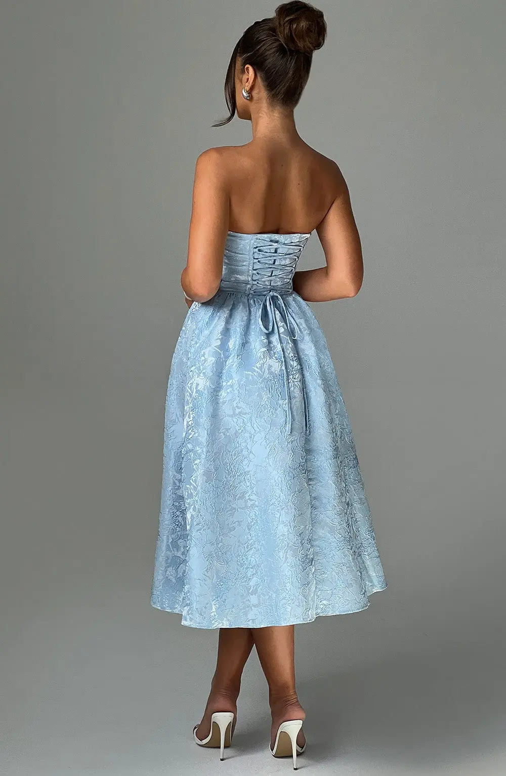 Saoirse Midi Dress - Blue - Image 5