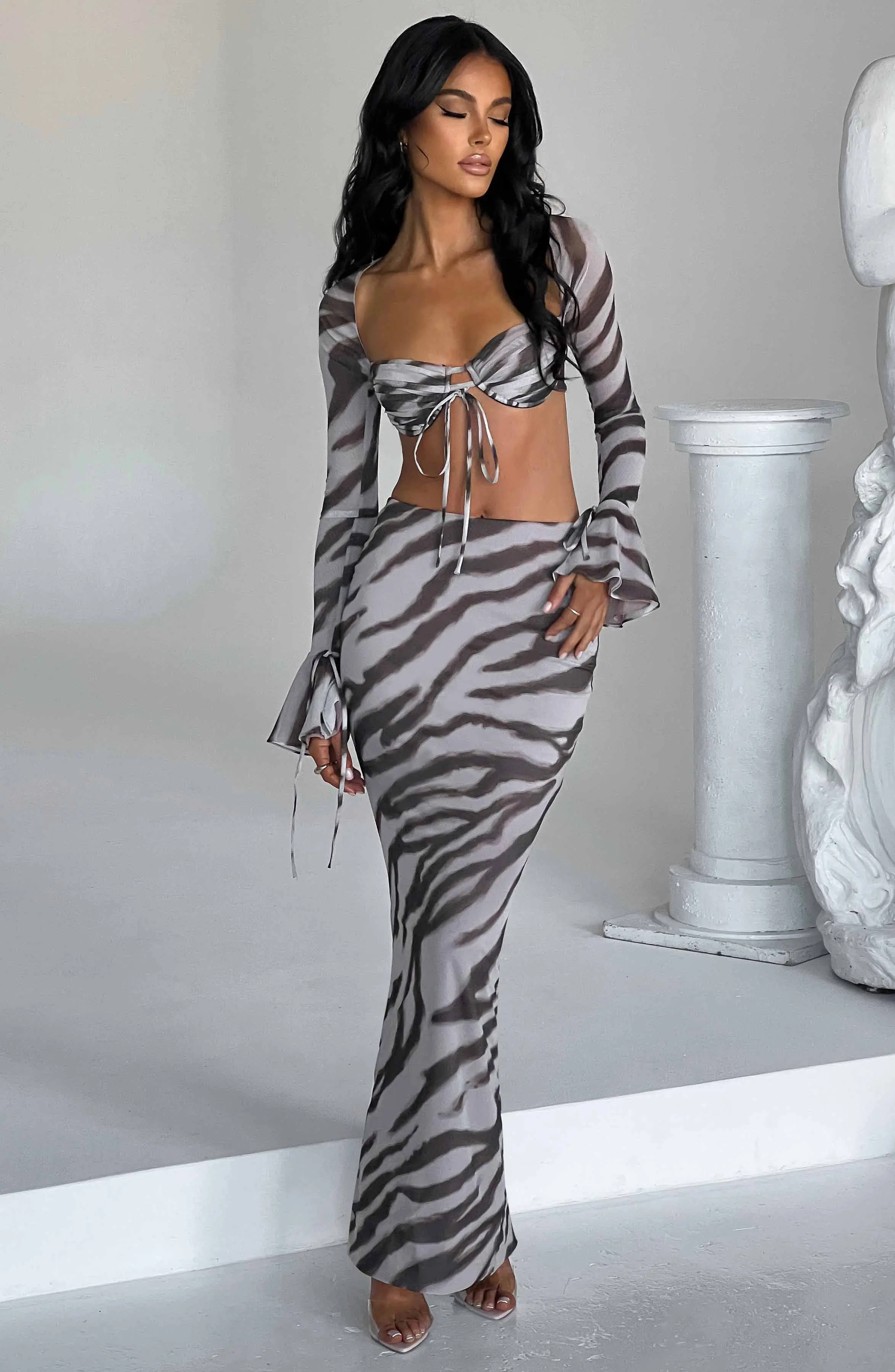 Priscilla Top - Zebra Print - Image 2