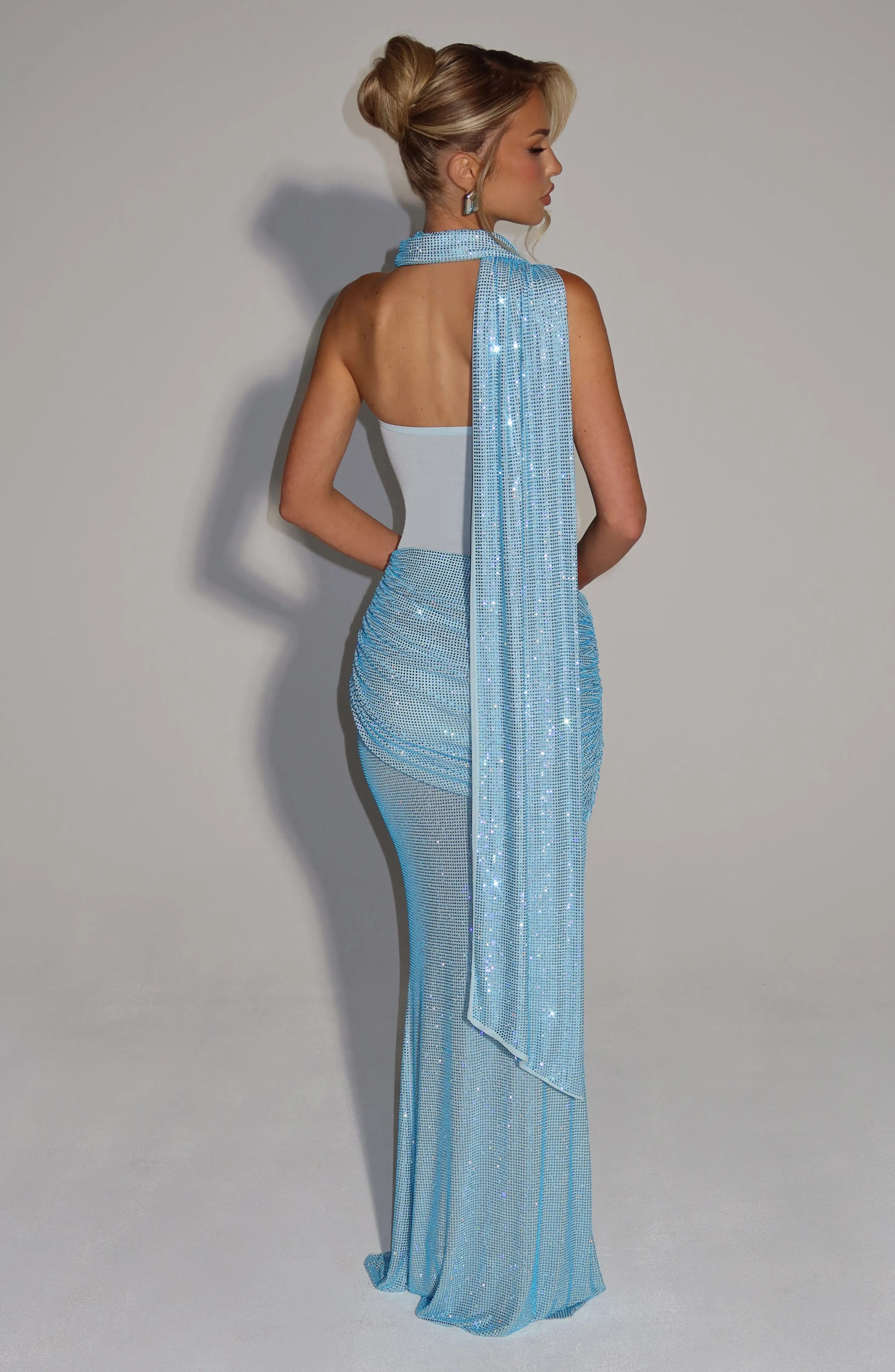 Kailani Maxi Dress - Aqua - Image 4