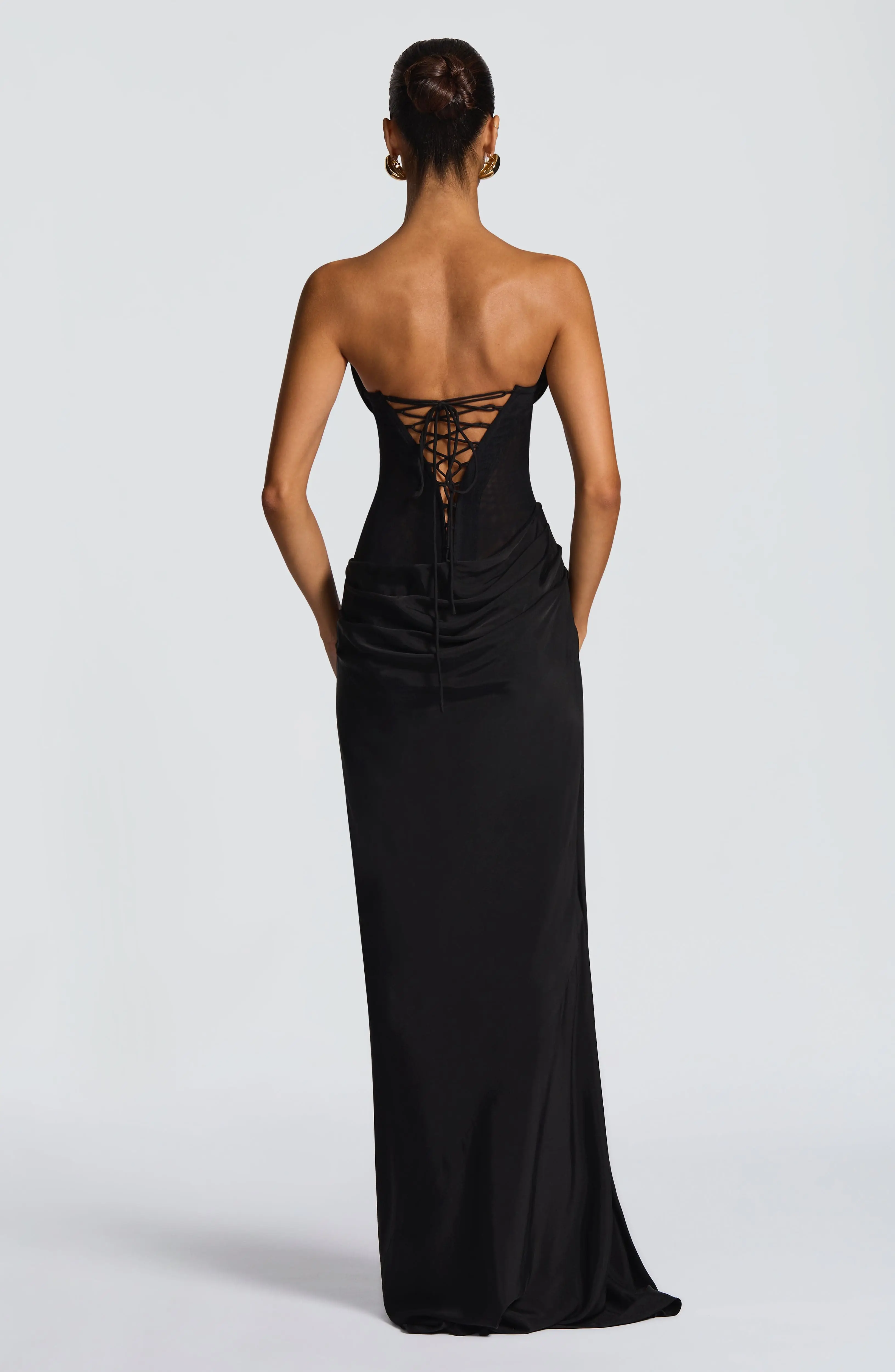 Liora Maxi Dress - Black - Image 4