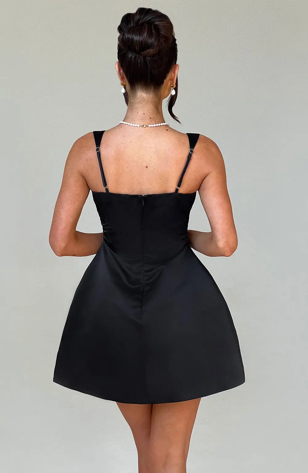 Sofie Mini Dress - Black - Image 3