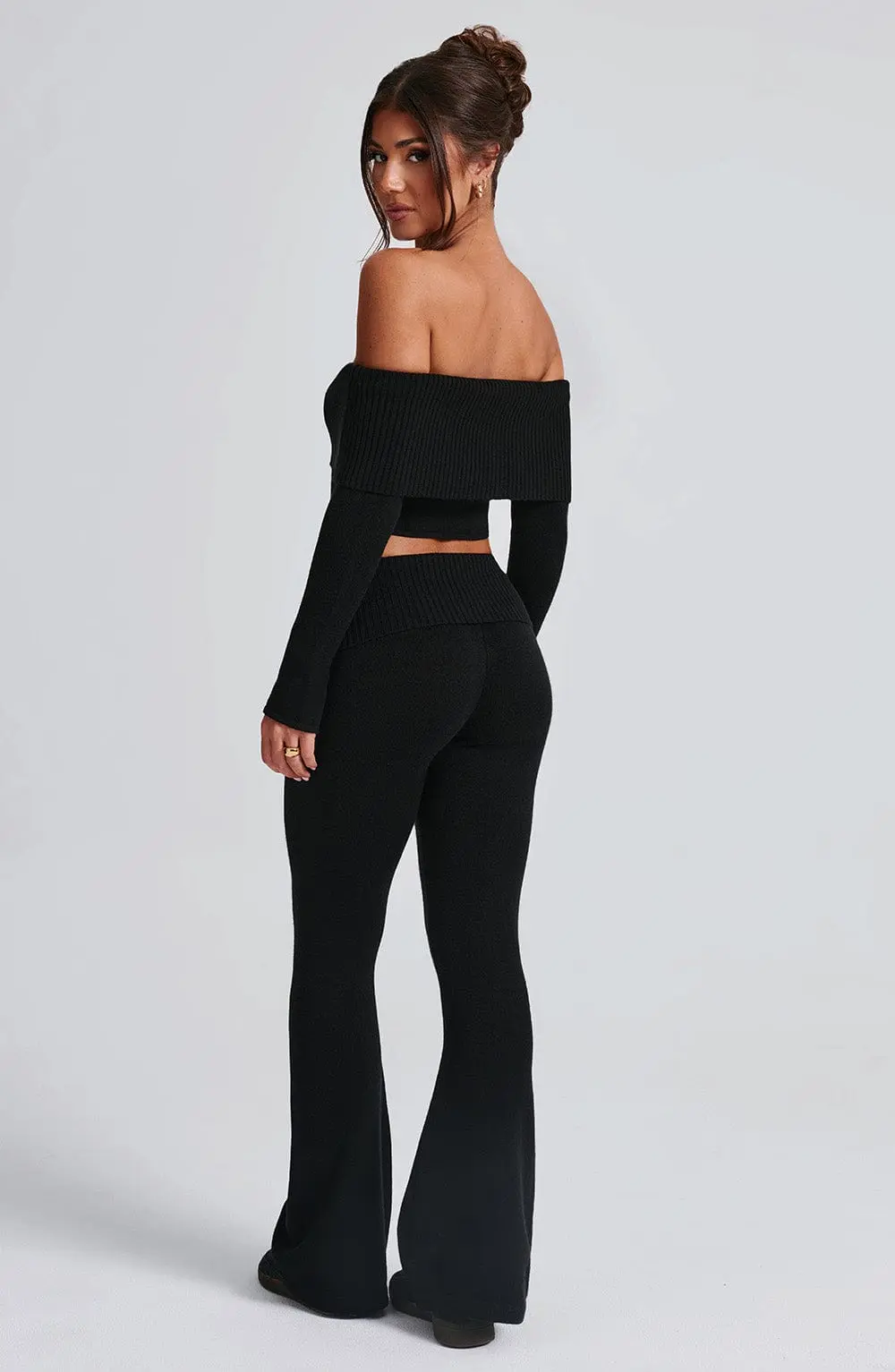 Portia Knit Top - Black - Image 7