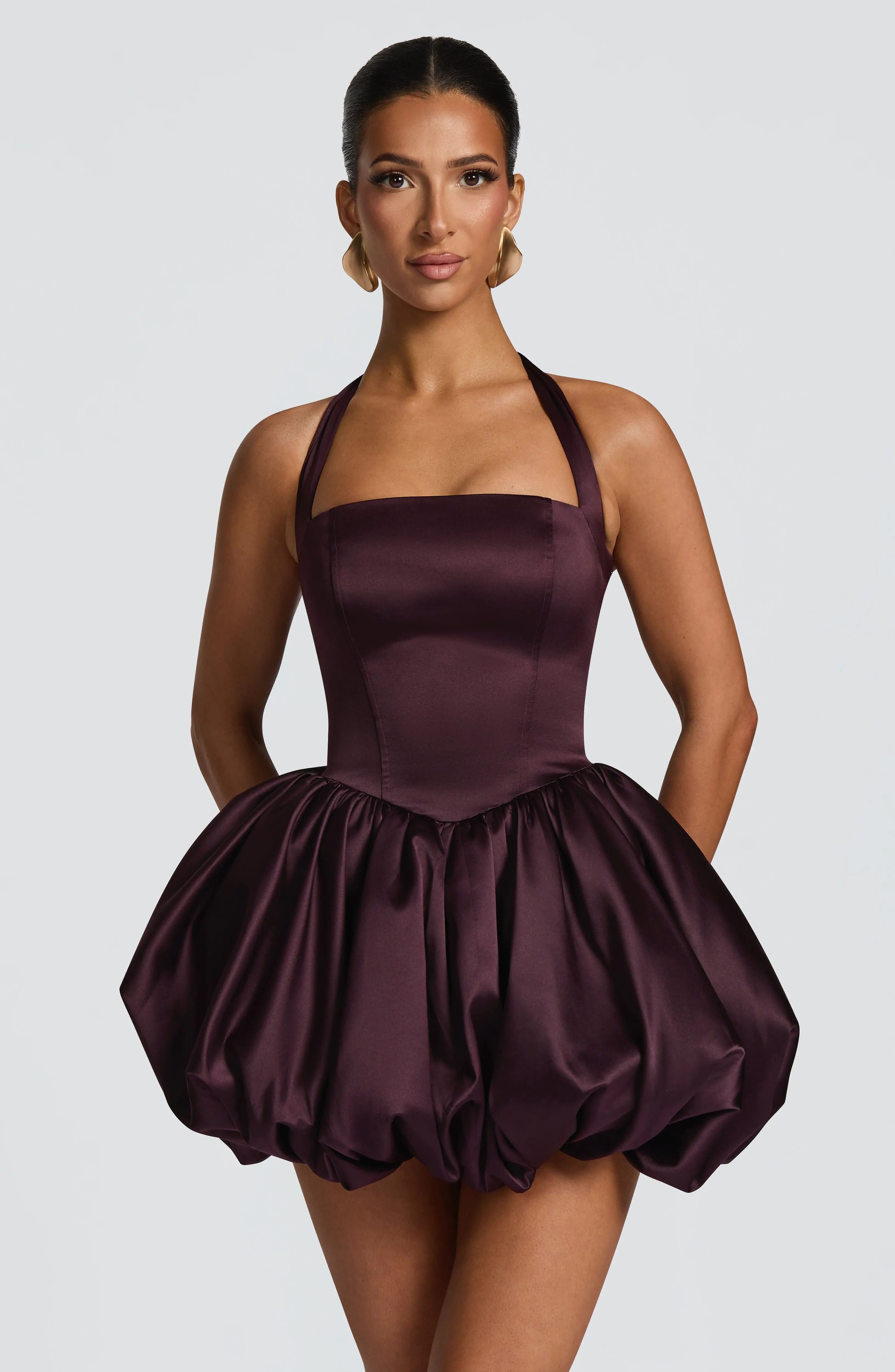 Prudence Mini Dress - Plum