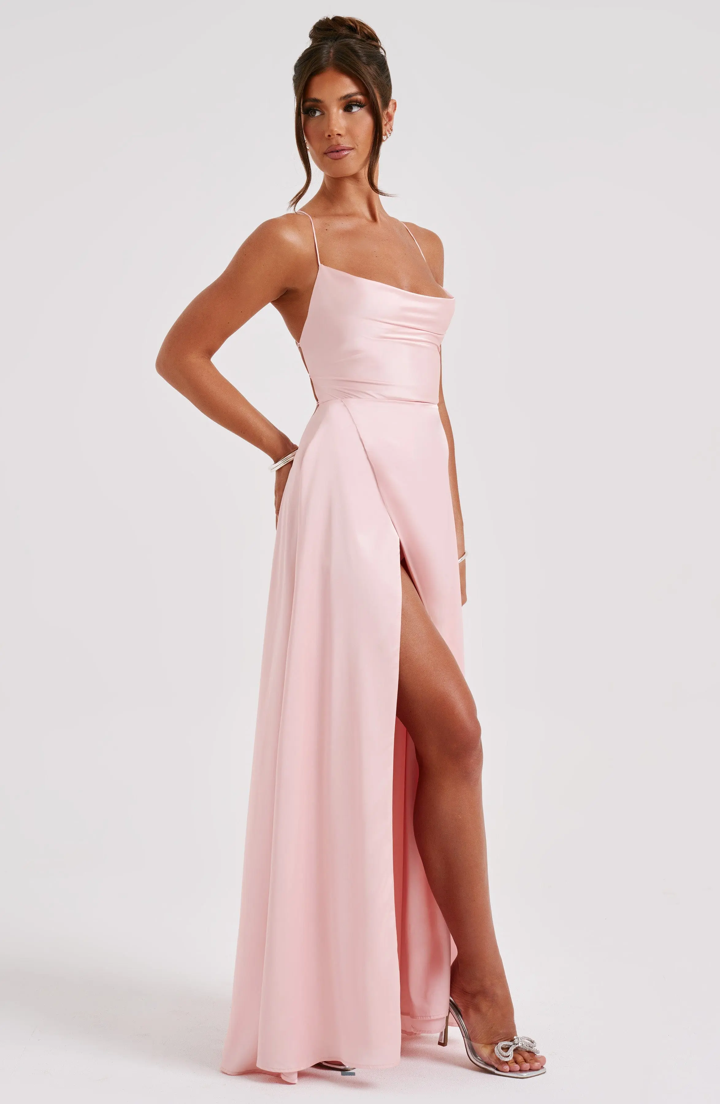 Bethany Maxi Dress - Blush - Image 15