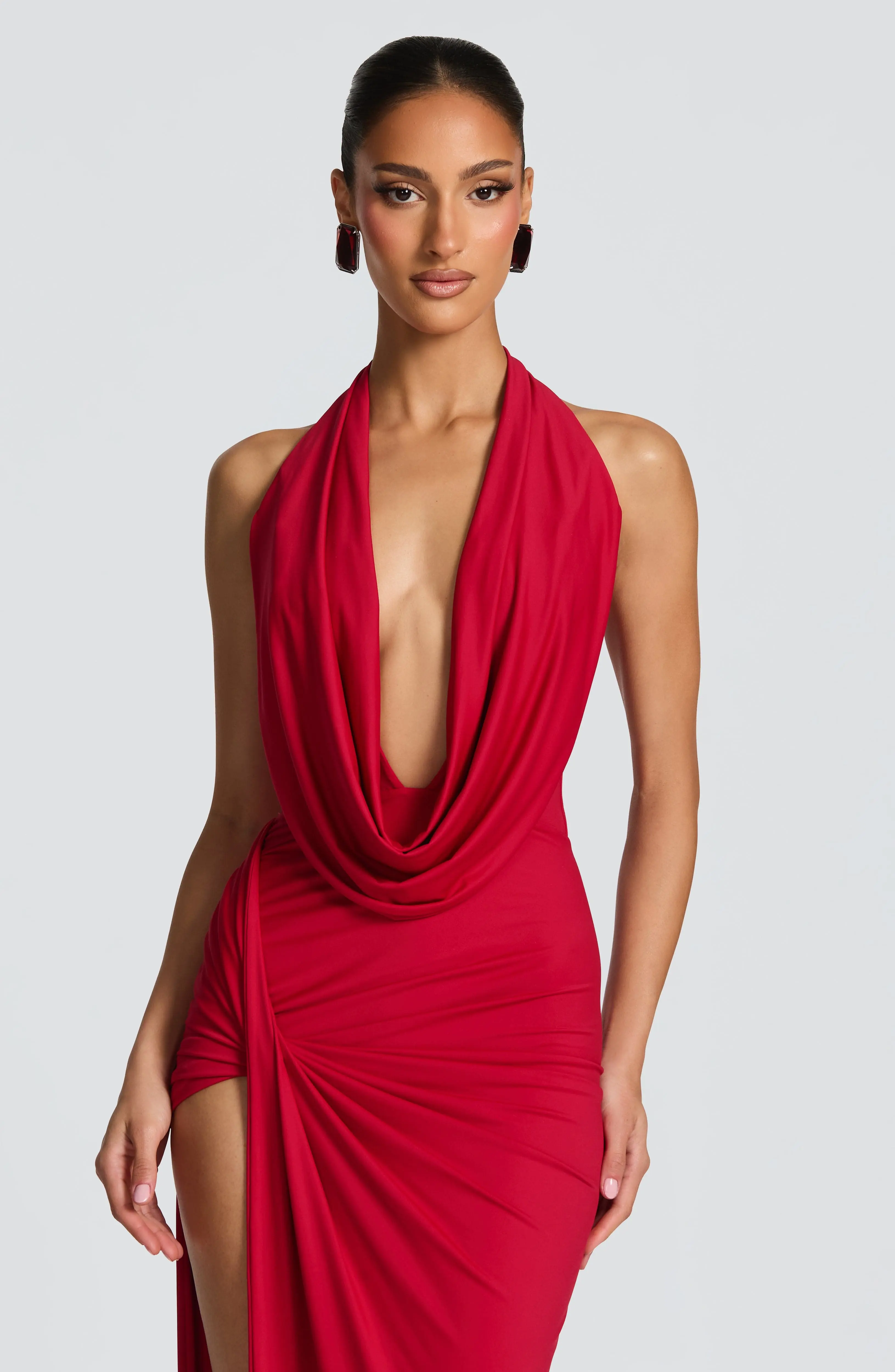 Kingsley Maxi Dress - Red - Image 7