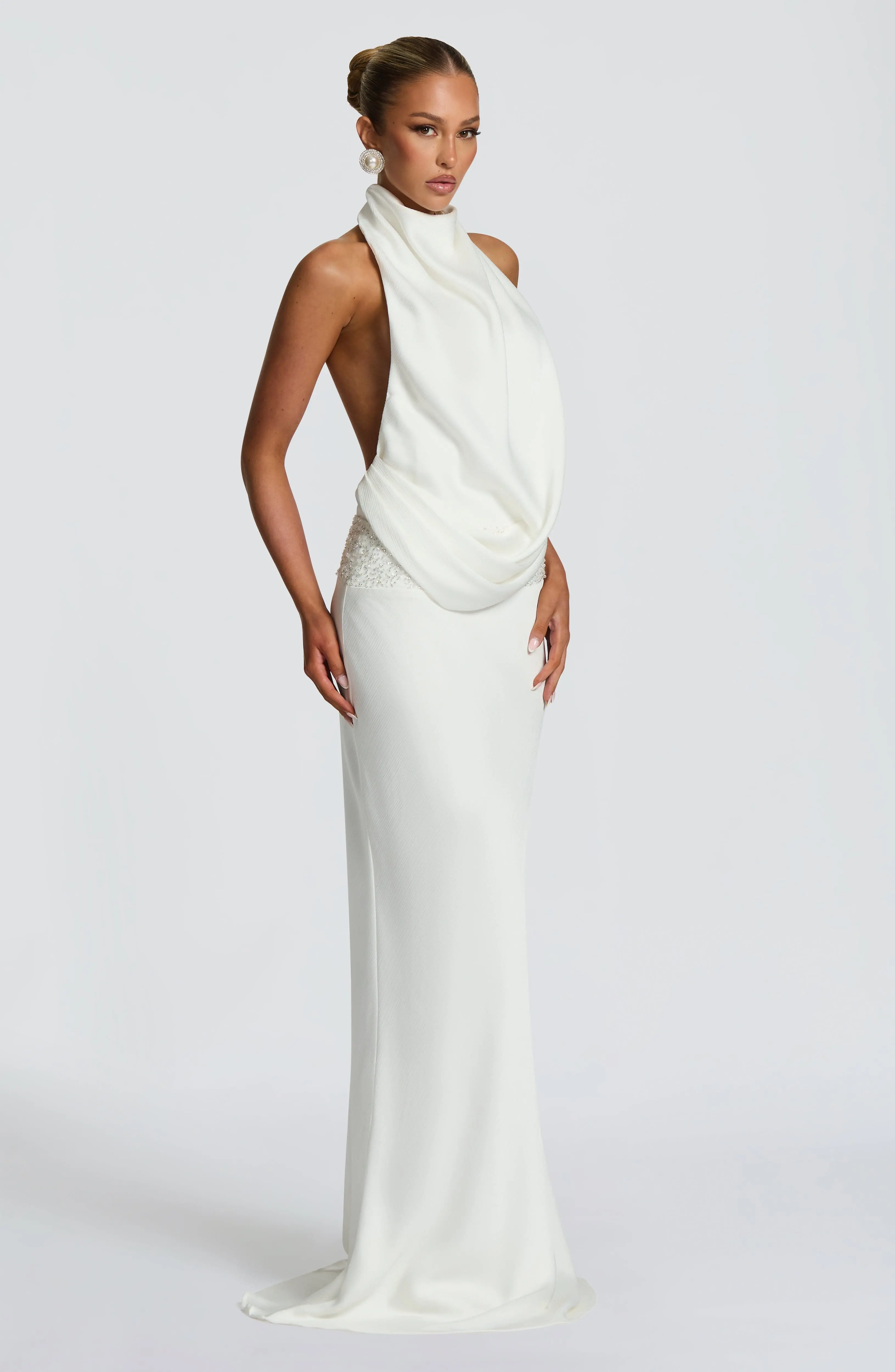 Armelle Maxi Dress - Ivory - Image 7