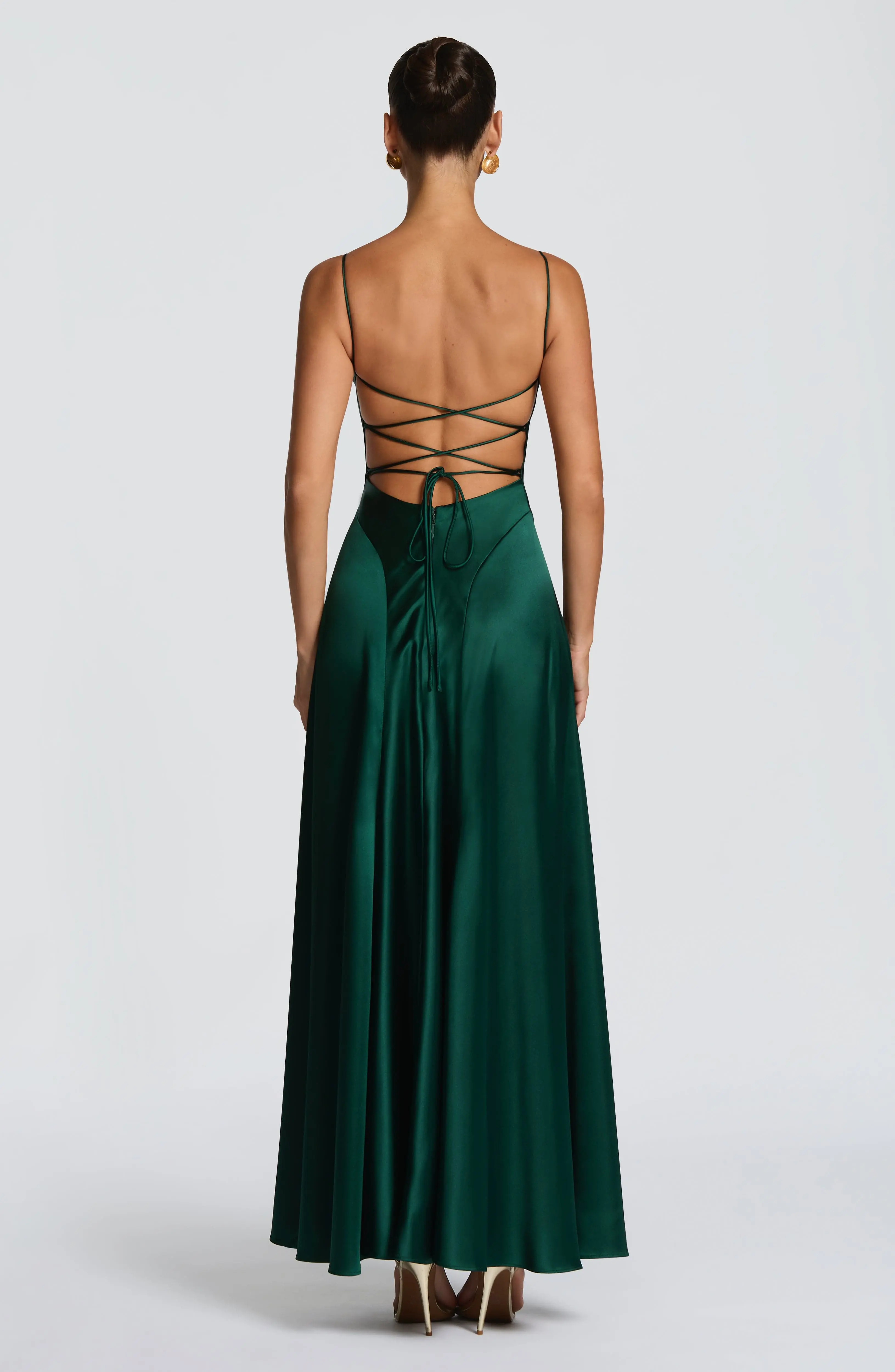 Adelina Maxi Dress - Emerald - Image 2