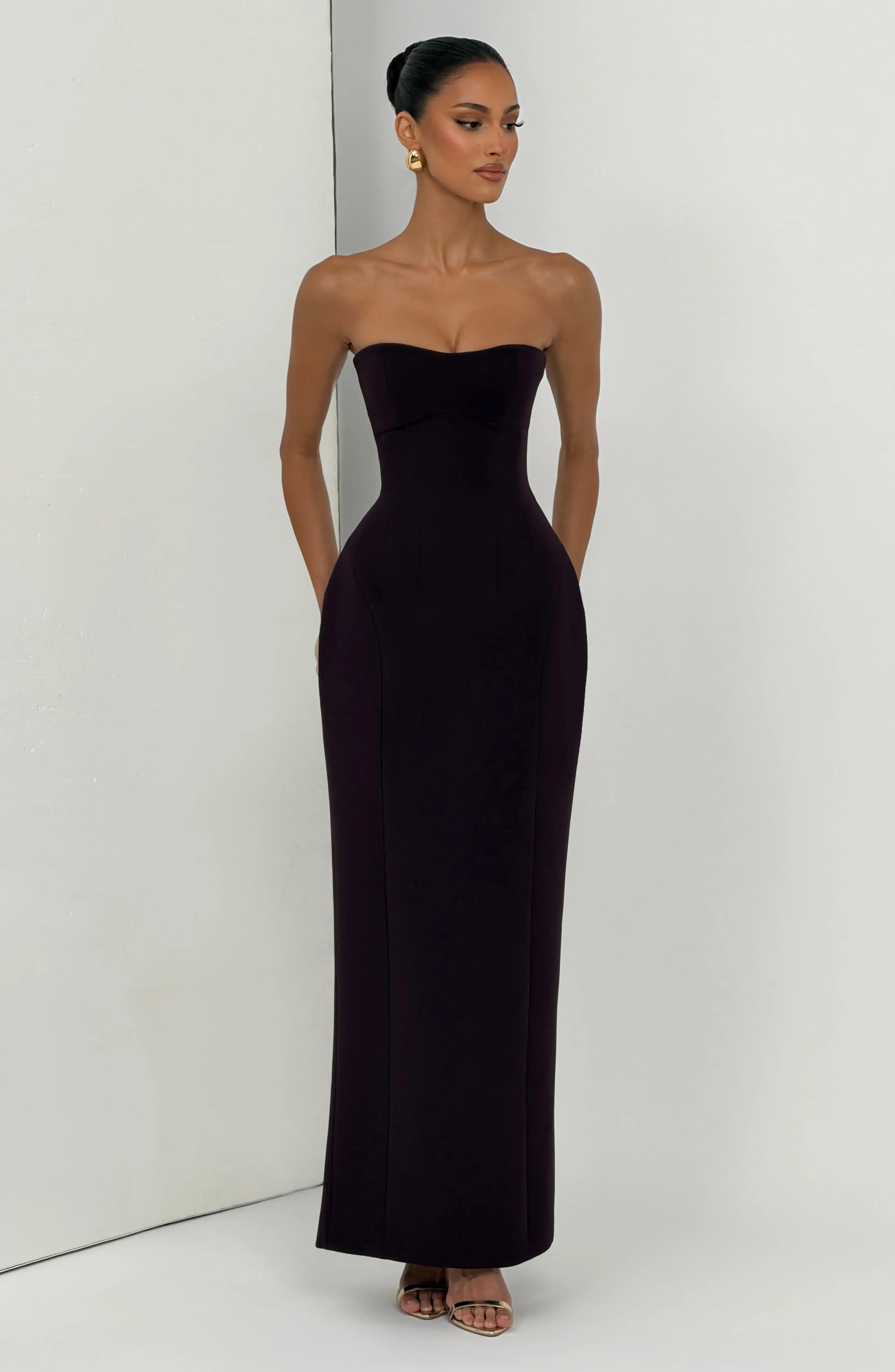 Manon Maxi Dress - Black - Image 5