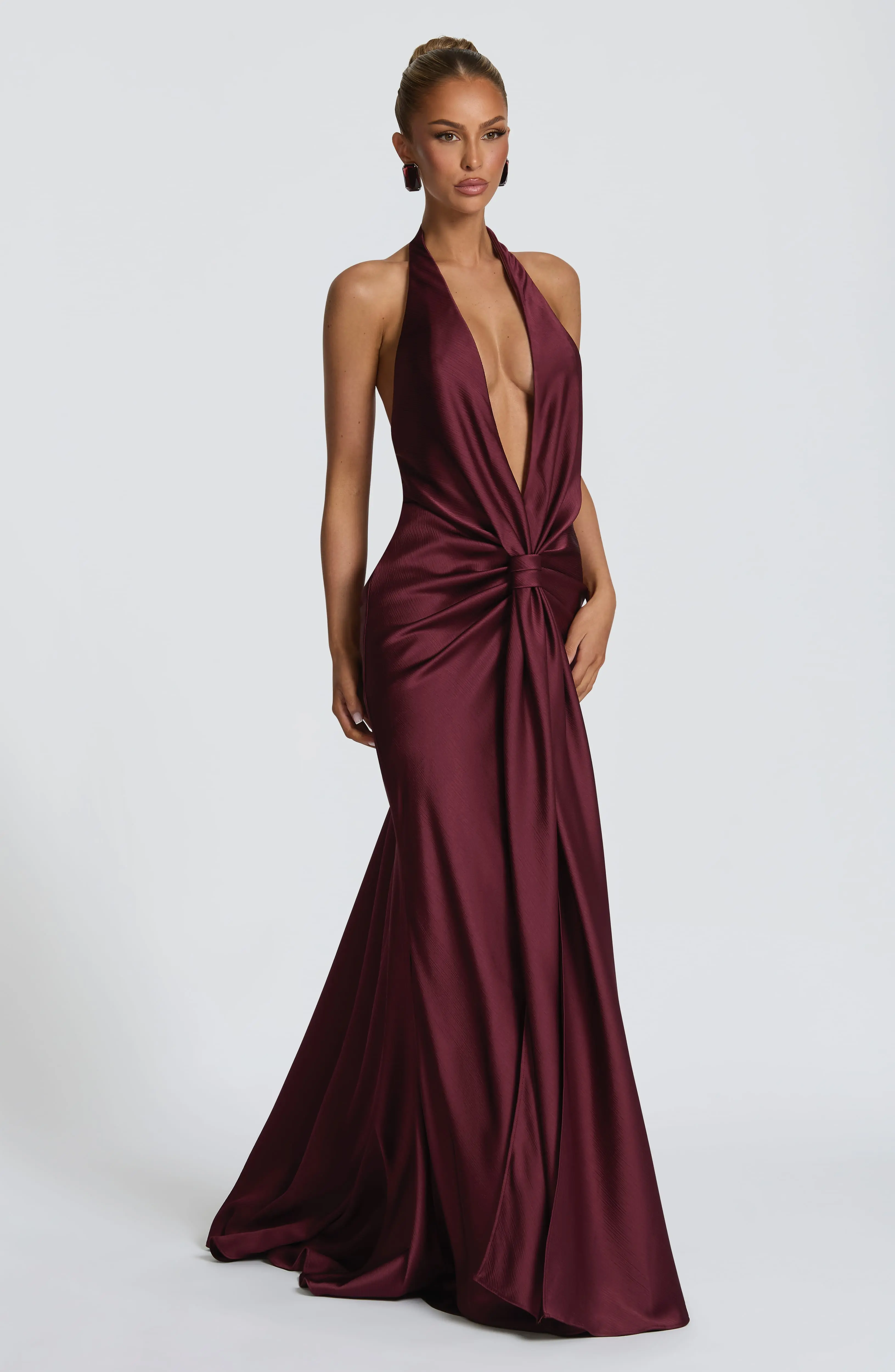 Linette Gown - Cherry Lacquer - Image 2