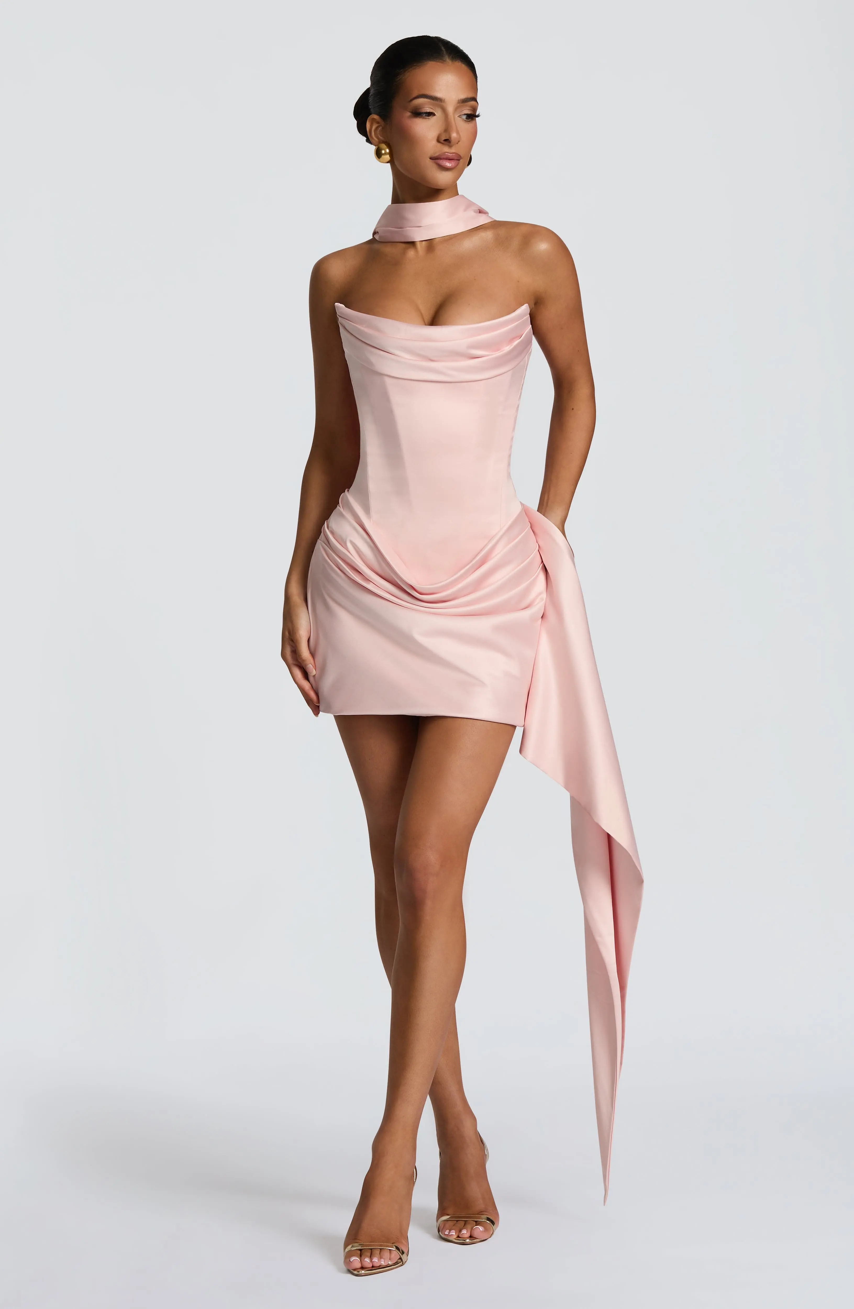 Mona Mini Dress - Blush - Image 6