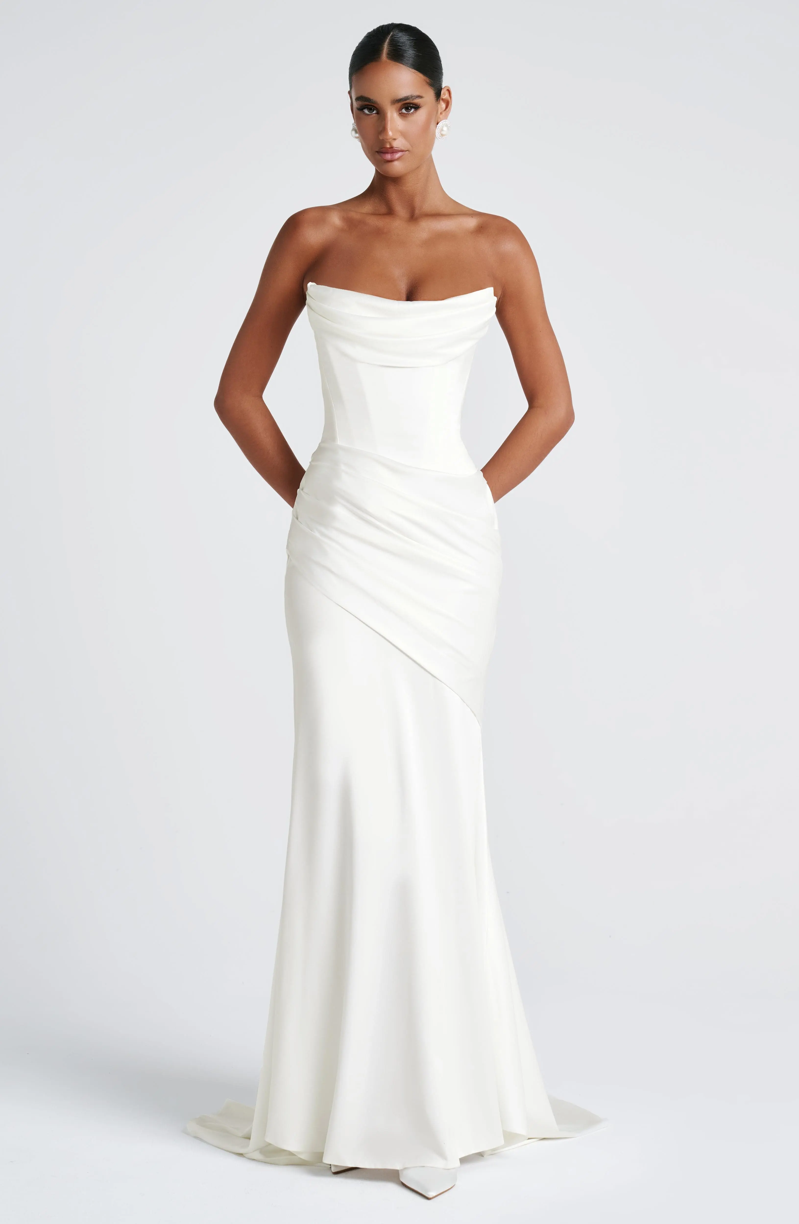 Kensington Maxi Dress - Ivory - Image 12
