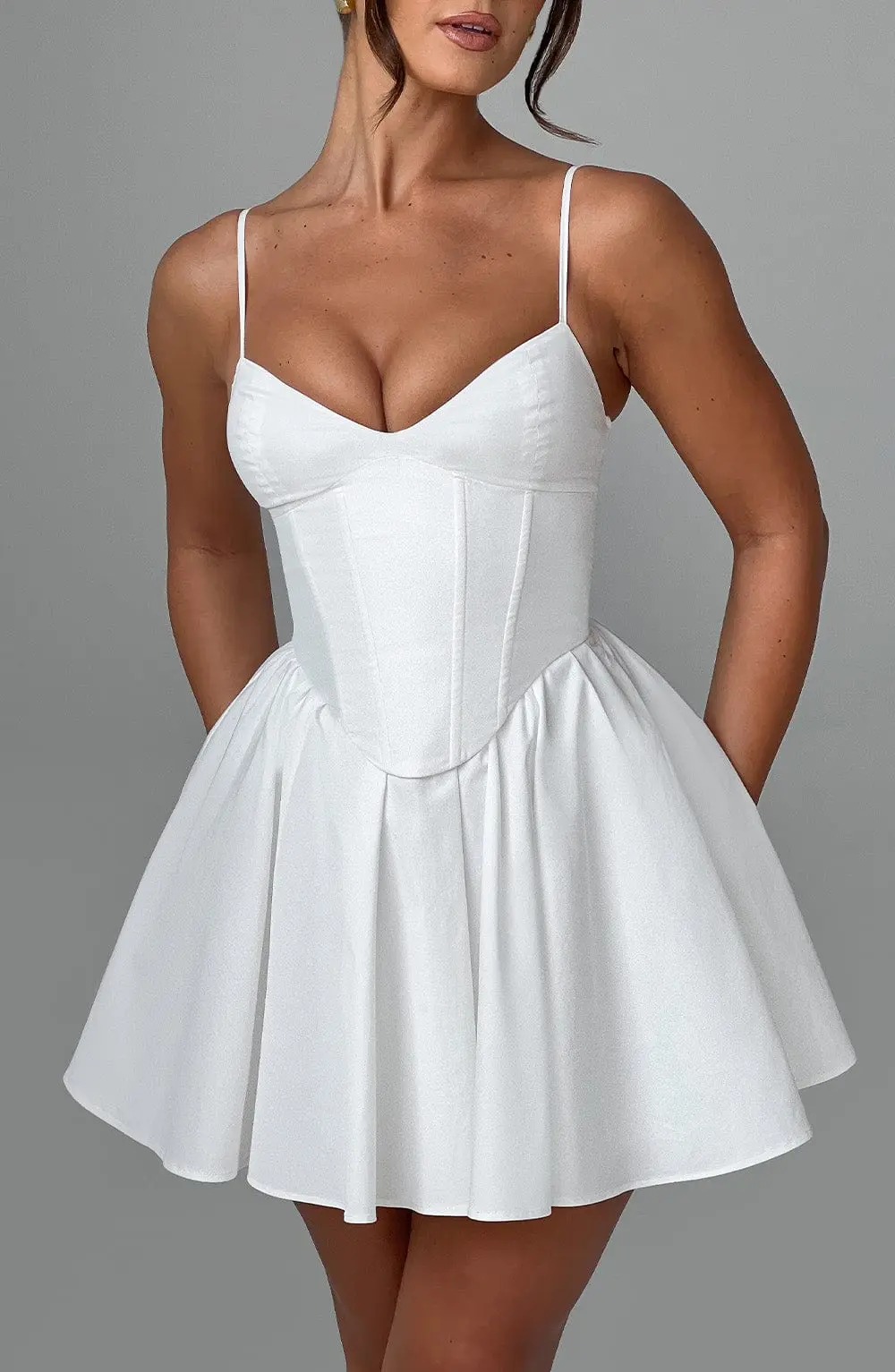 Analeigh Mini Dress - Ivory - Image 4
