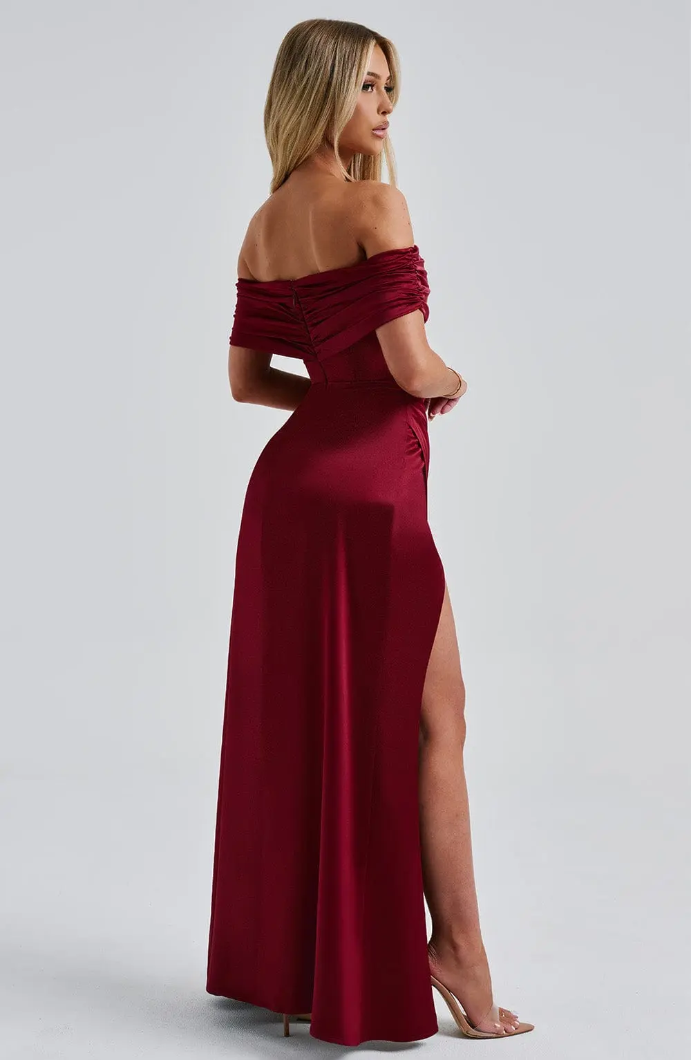 Gwendolyn Maxi Dress - Burgundy - Image 6