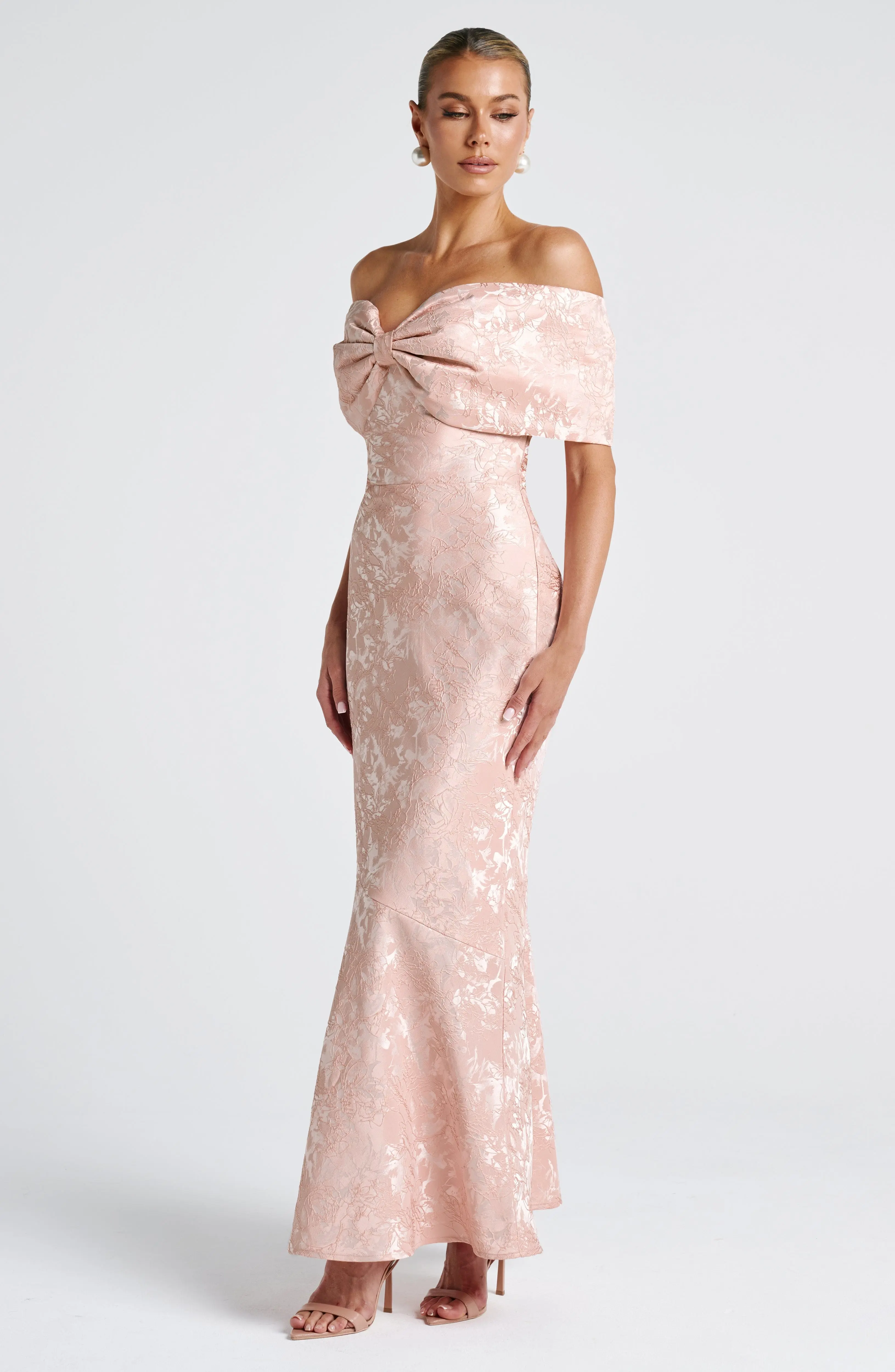 Emberly Maxi Dress - Soft Peach - Image 7