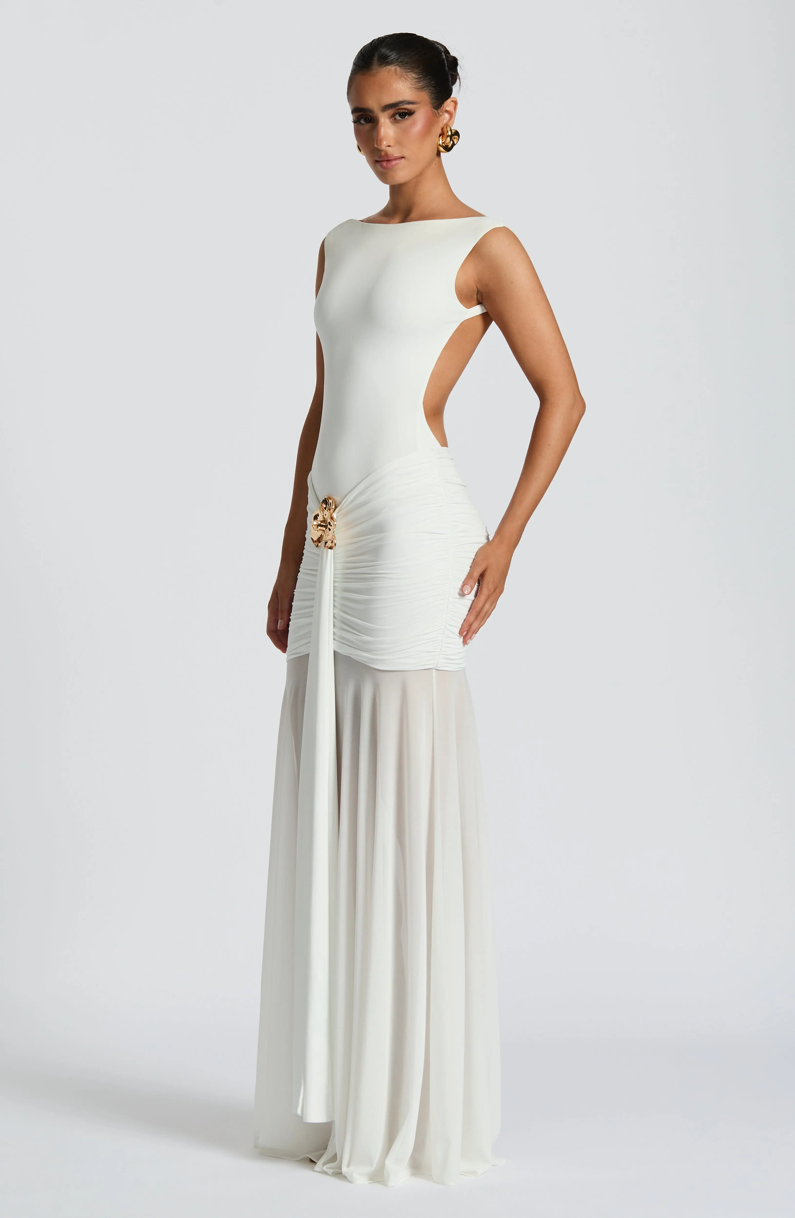 Fae Maxi Skirt - White - Image 9