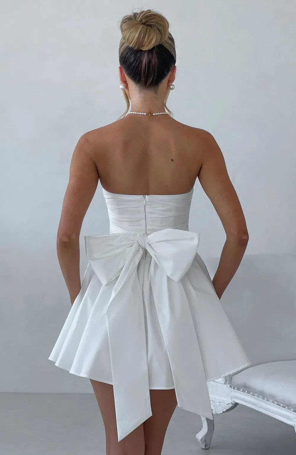 Katrina Mini Dress - Ivory - Image 2
