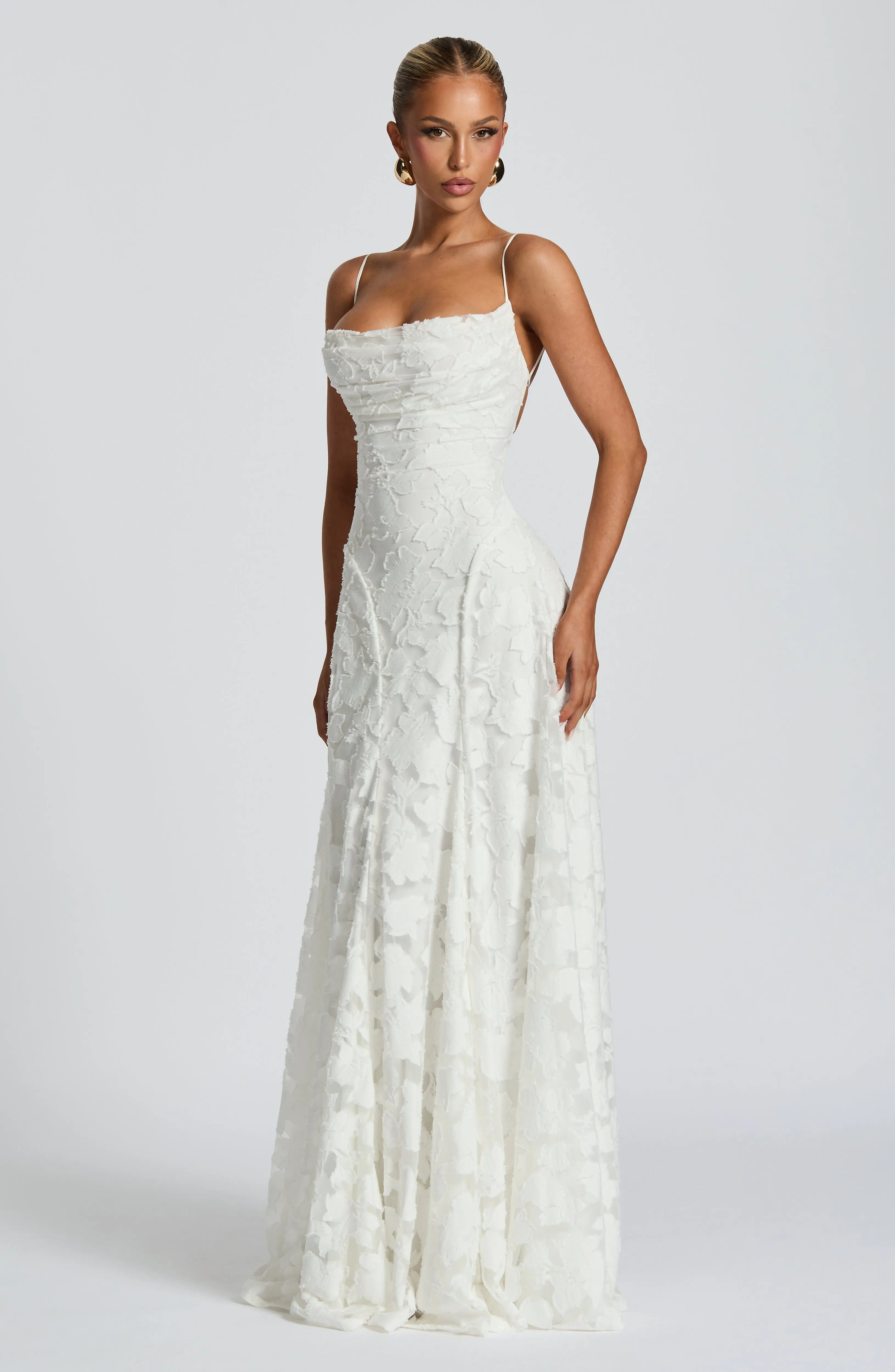 Francis Maxi Dress - Ivory - Image 10