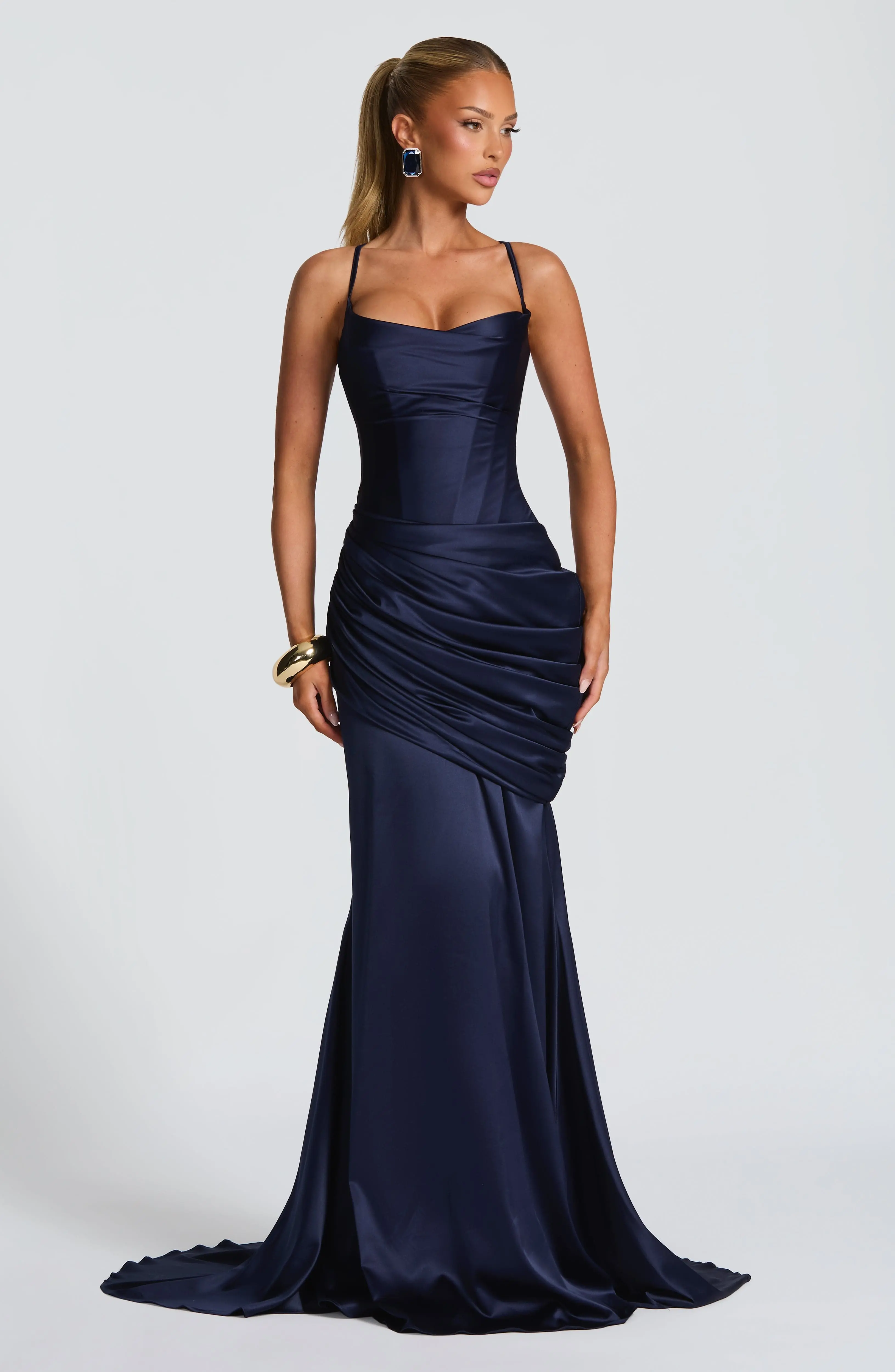 Connie Gown - Navy - Image 9