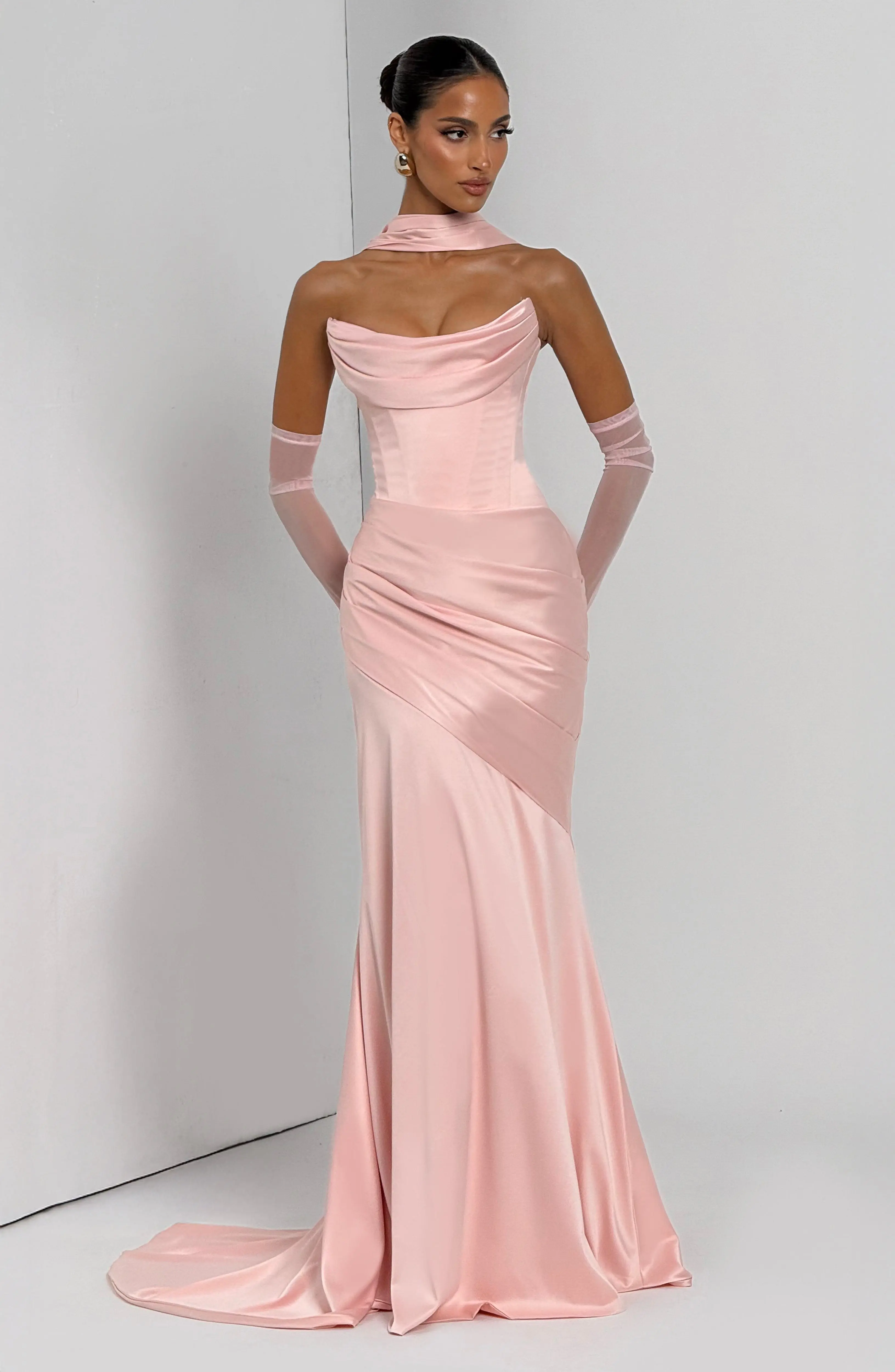 Kensington Maxi Dress - Blush - Image 12