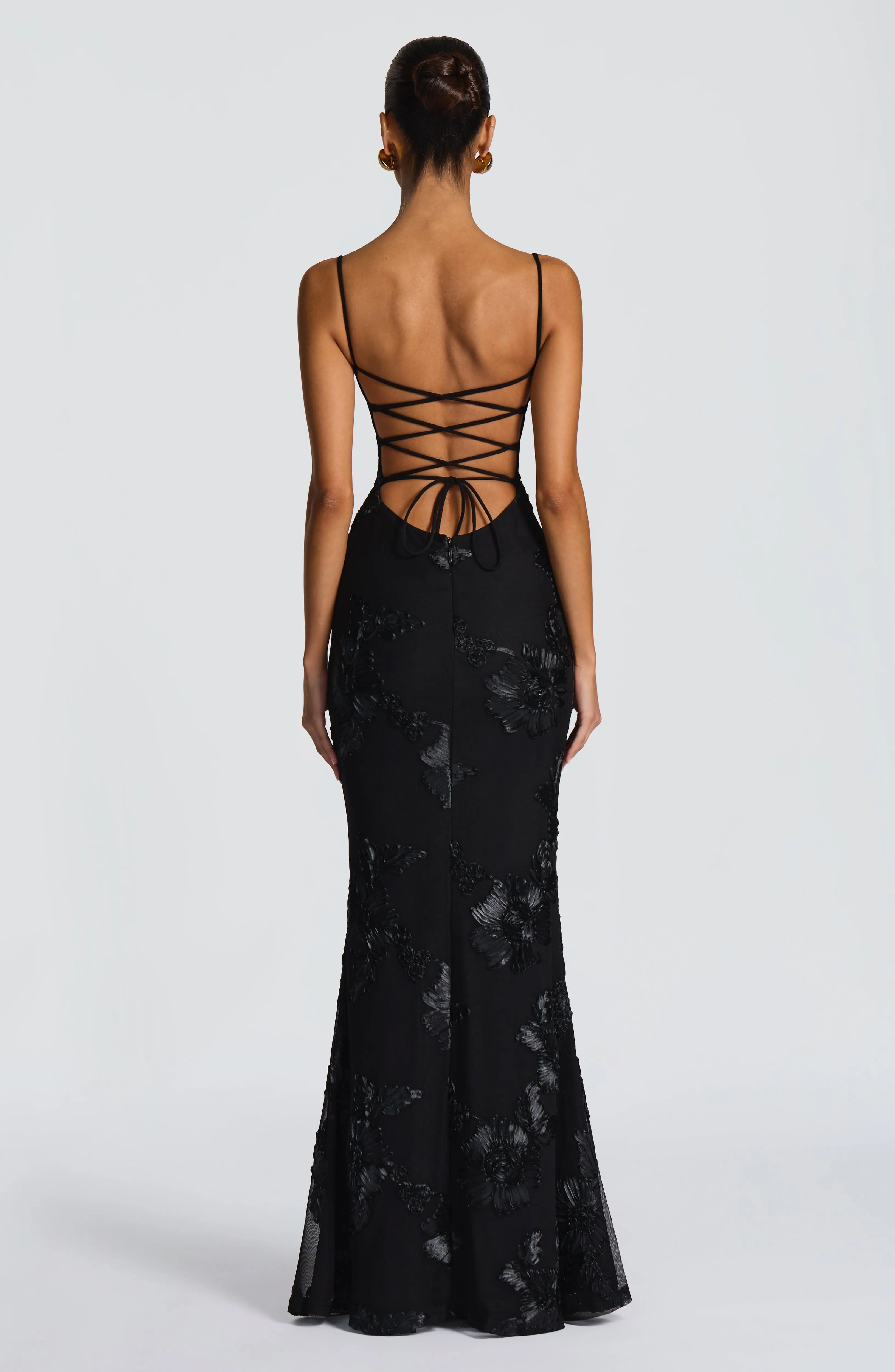 Nefertiti Maxi Dress - Black - Image 3