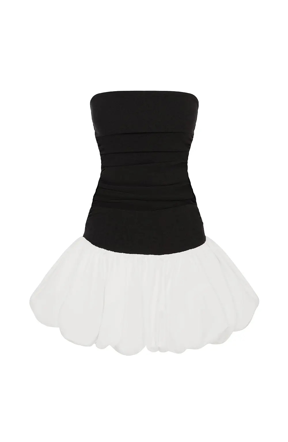 Gemma Mini Dress - Black/White - Image 13