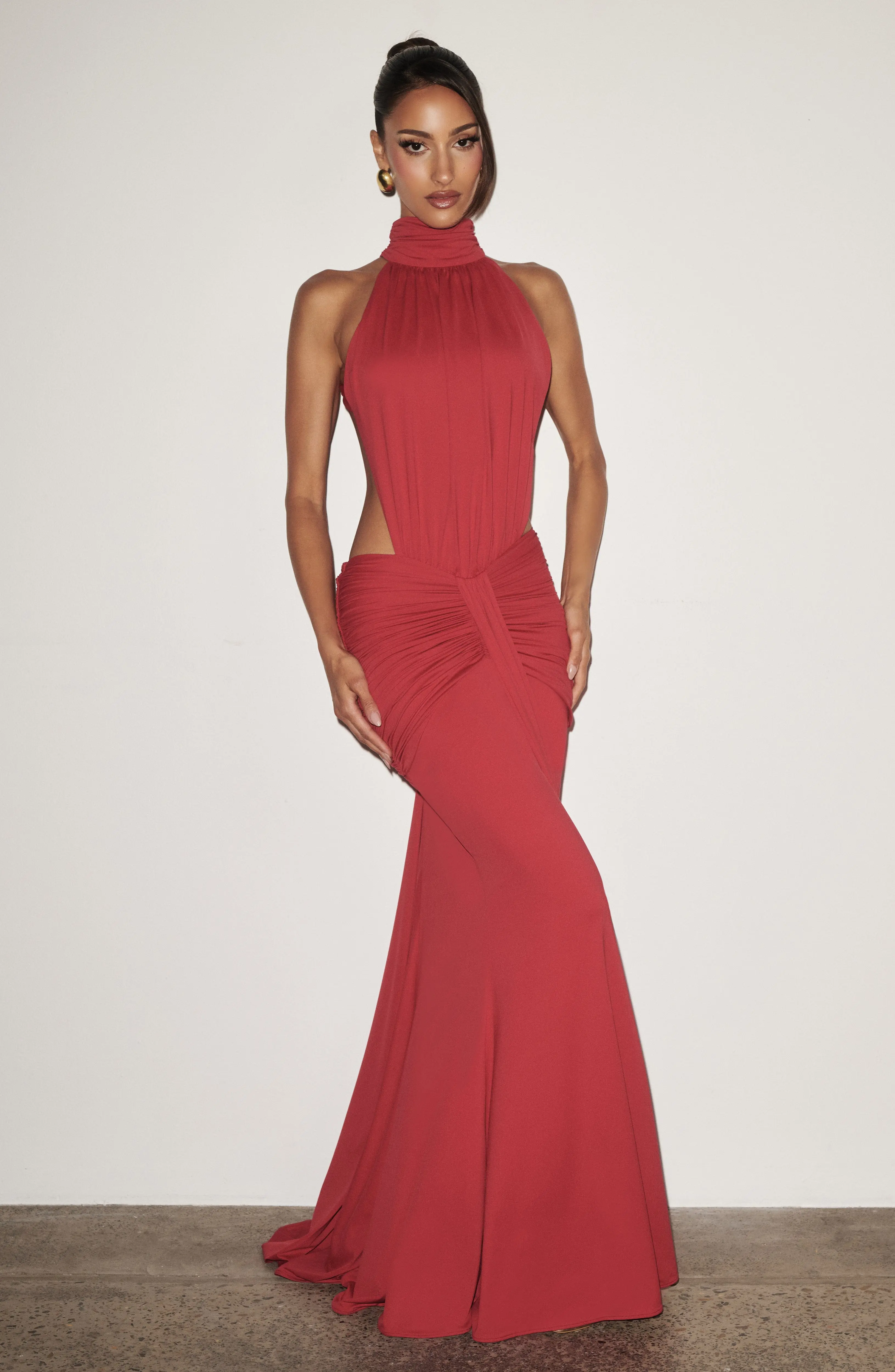 Thekla Maxi Dress - Red - Image 5